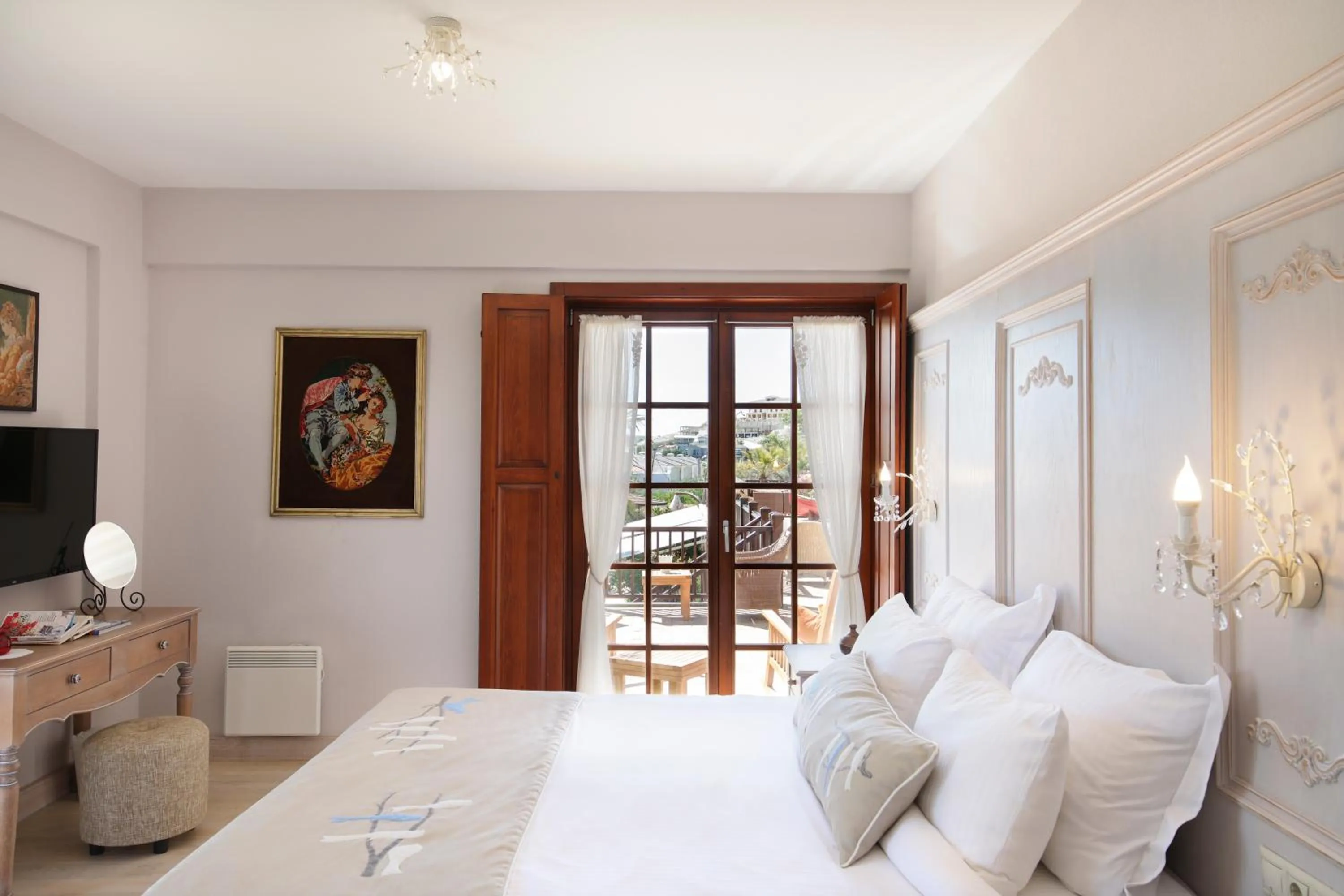 Bed in Alacati Kapari Hotel - Special Category