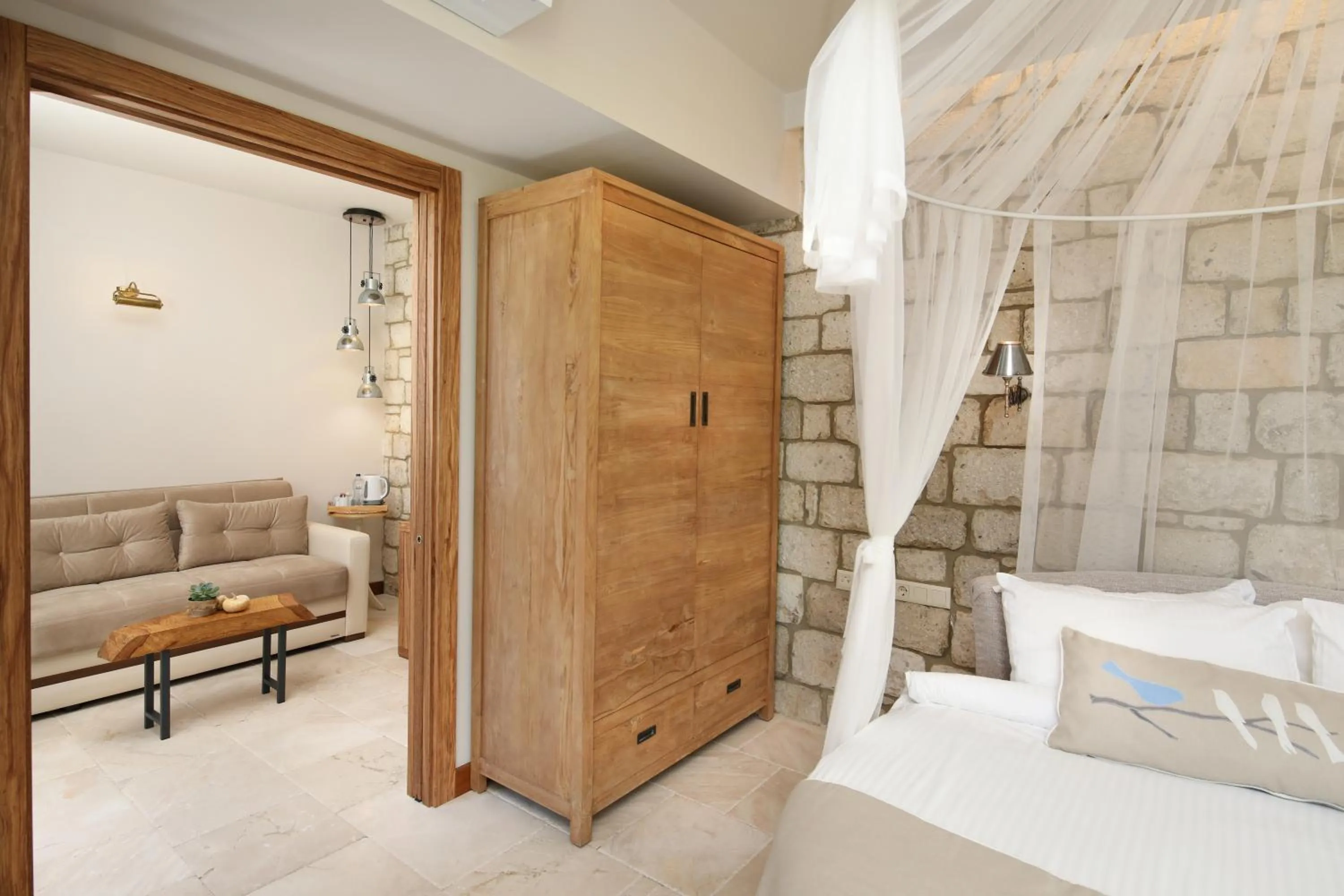 Bed in Alacati Kapari Hotel - Special Category