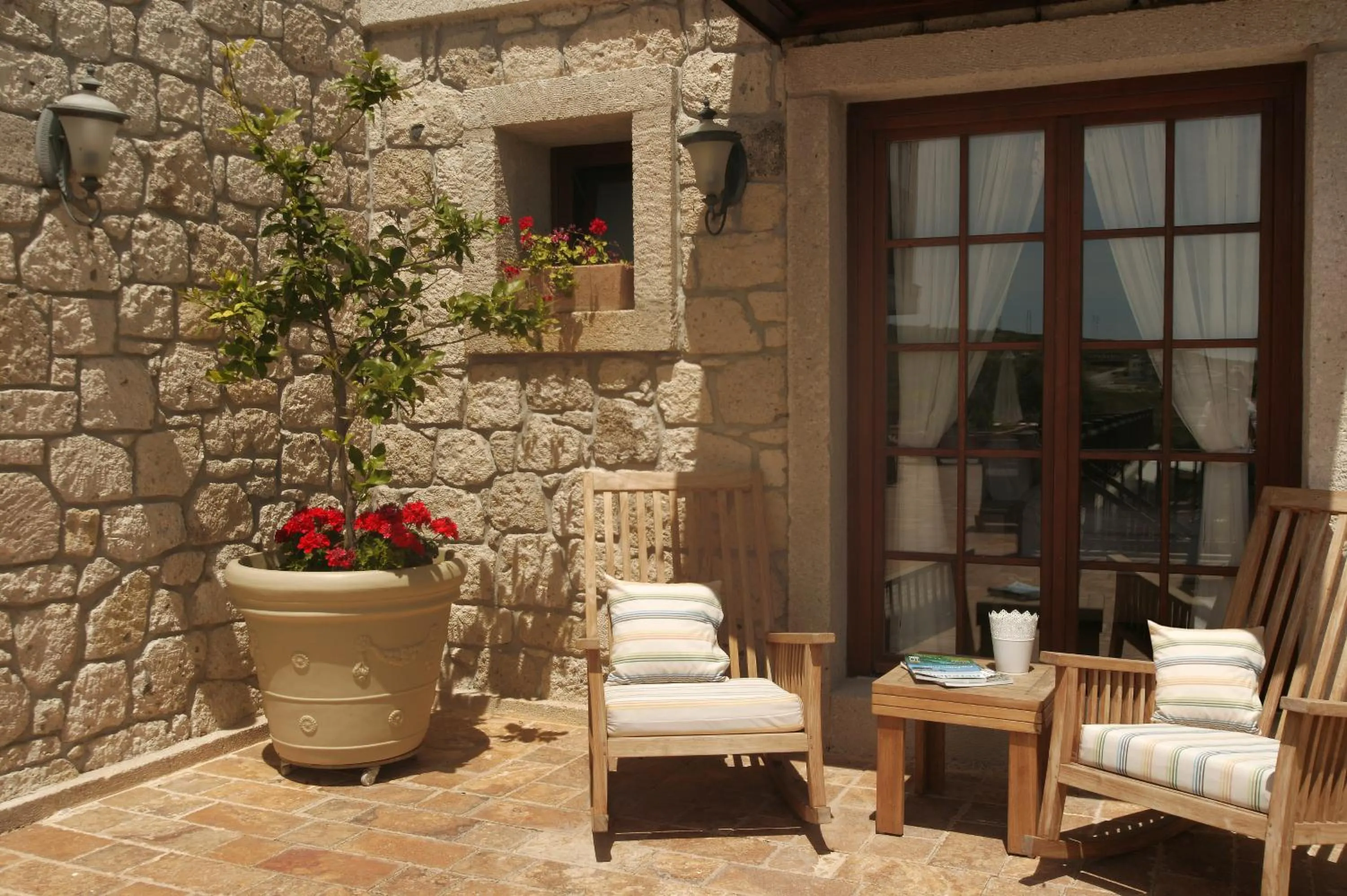 Balcony/Terrace in Alacati Kapari Hotel - Special Category