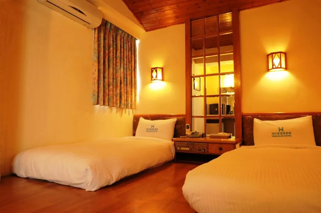 Bed in Traveler Hotel Taitung