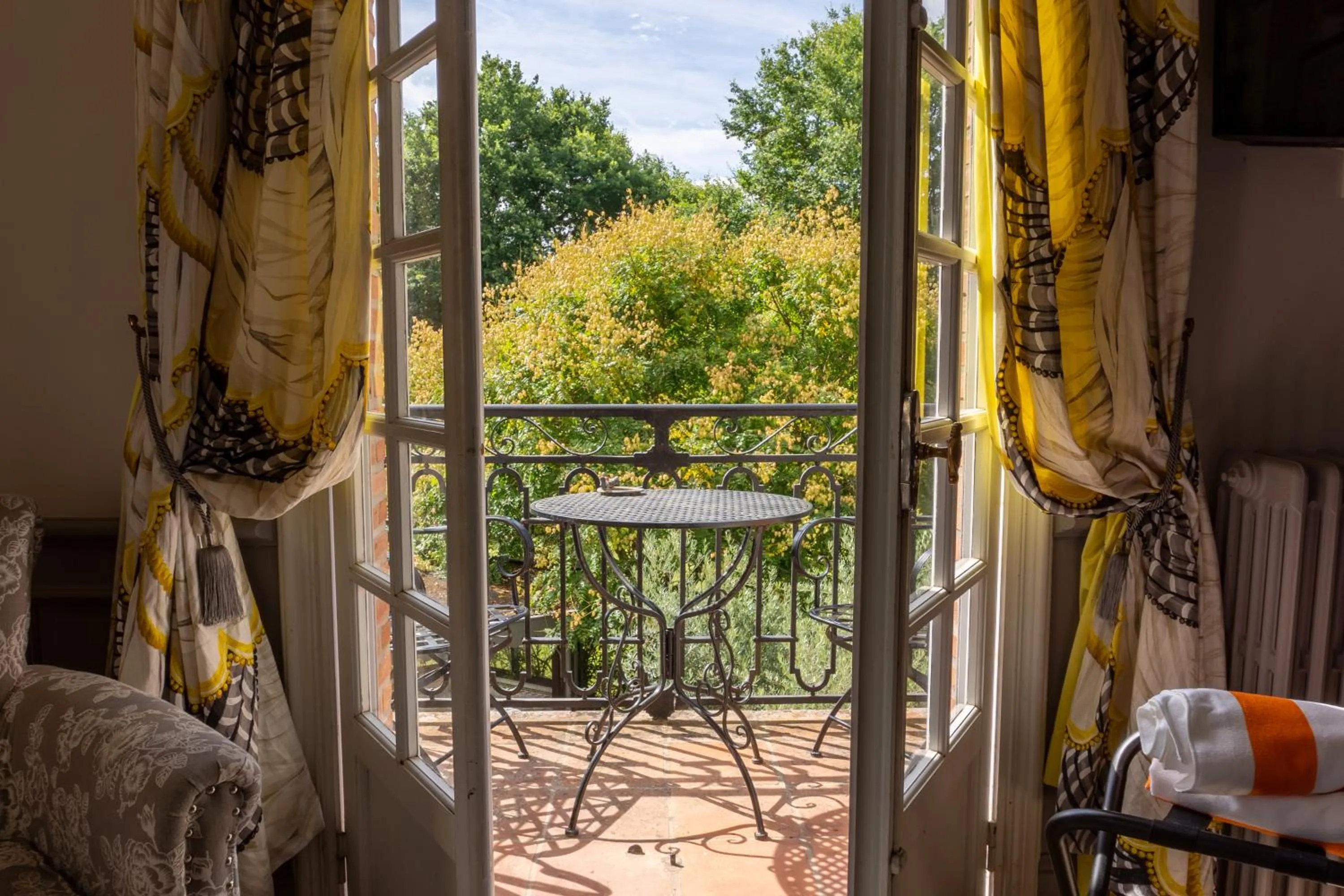 Balcony/Terrace in Castel Bois Marie, Maison d'hôtes