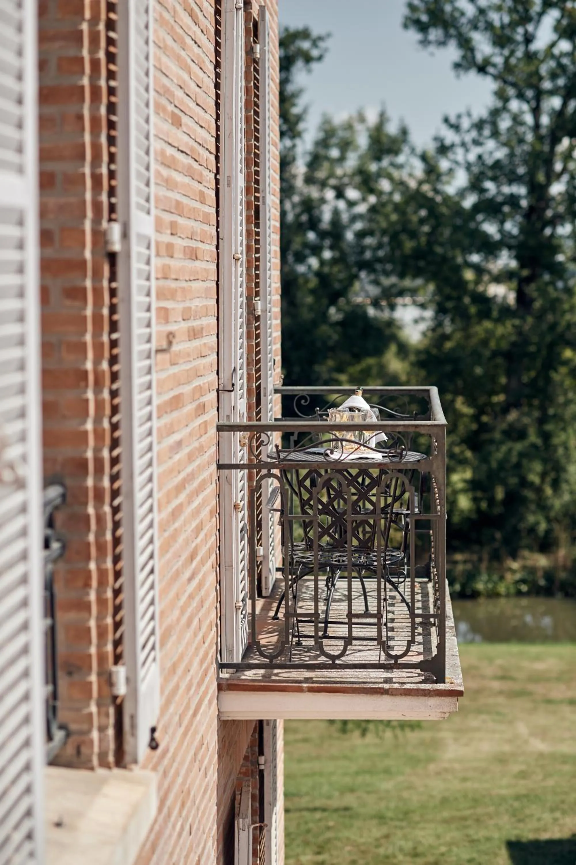 Garden in Castel Bois Marie, Maison d'hôtes