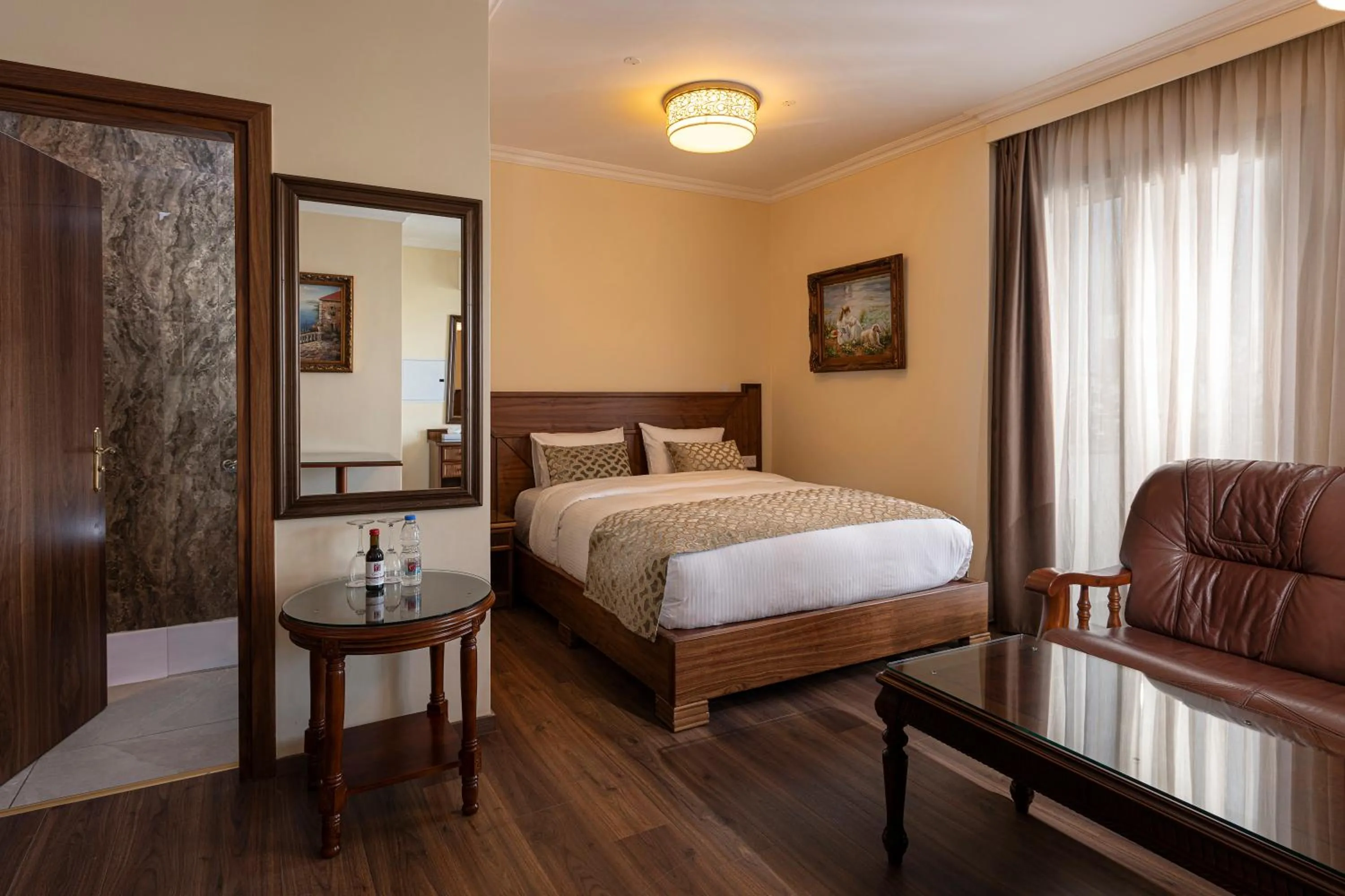 Bedroom, Bed in Semeli Hotel