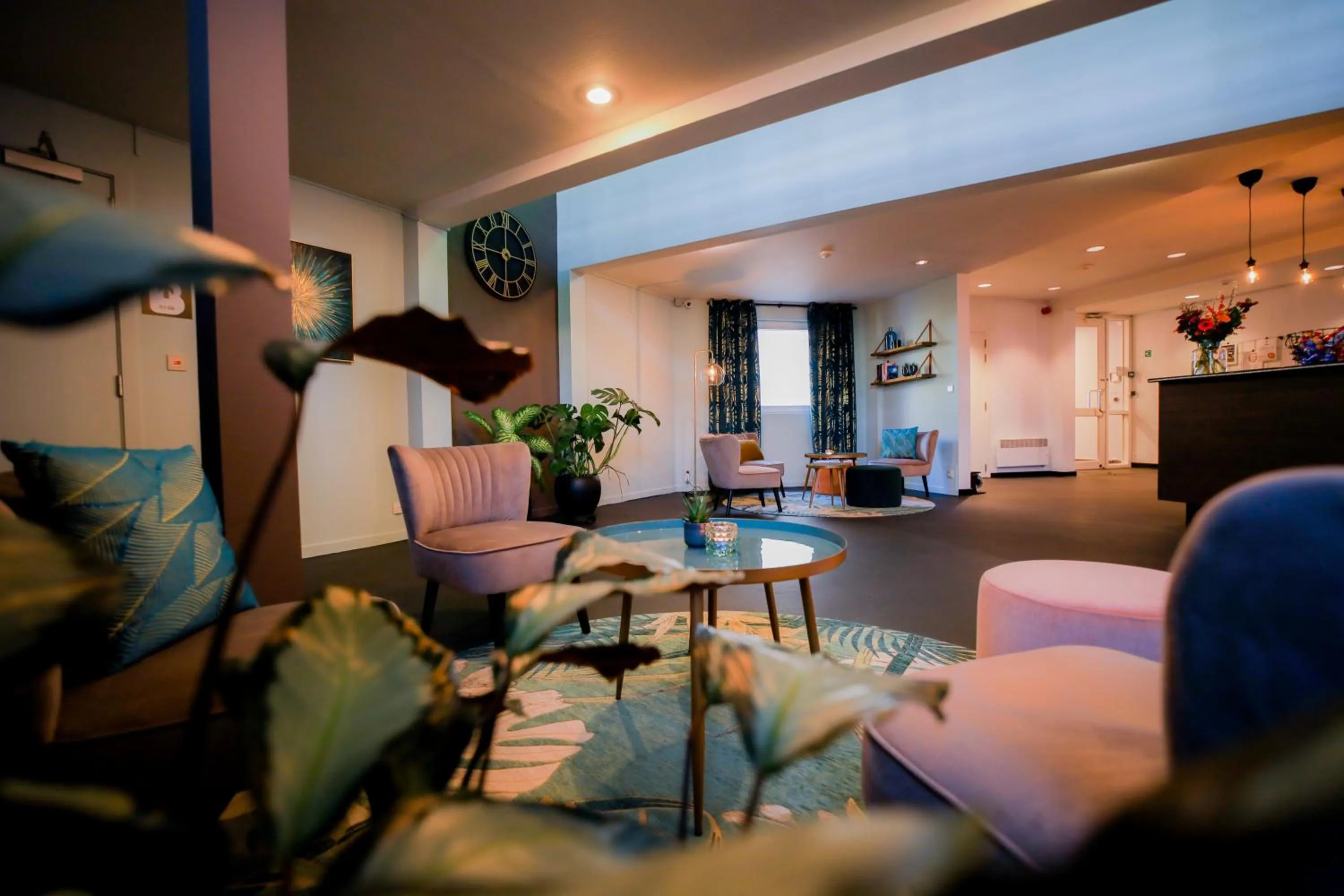 Lobby or reception in Travel Hotel Kruisem