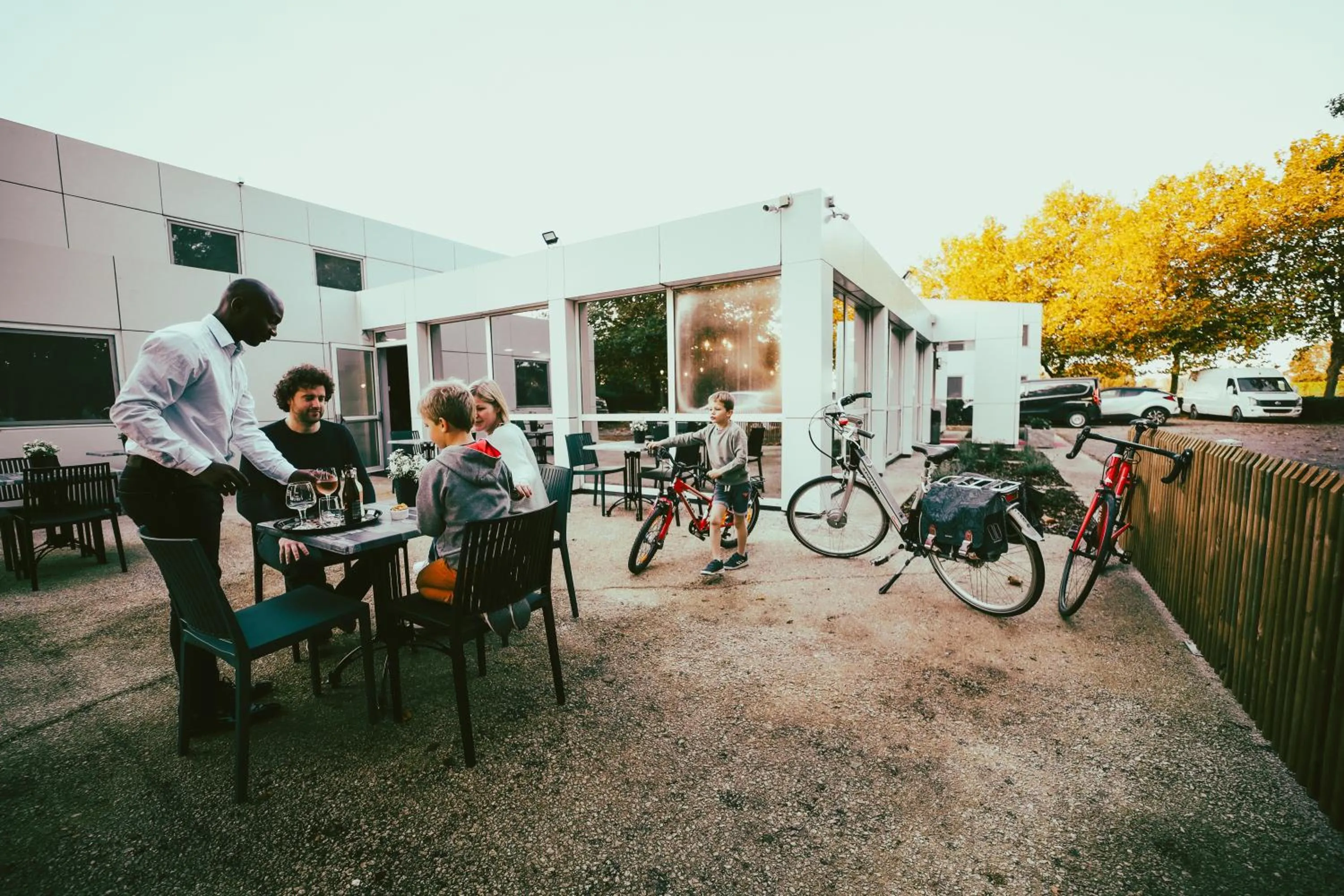 Balcony/Terrace in Travel Hotel Kruisem