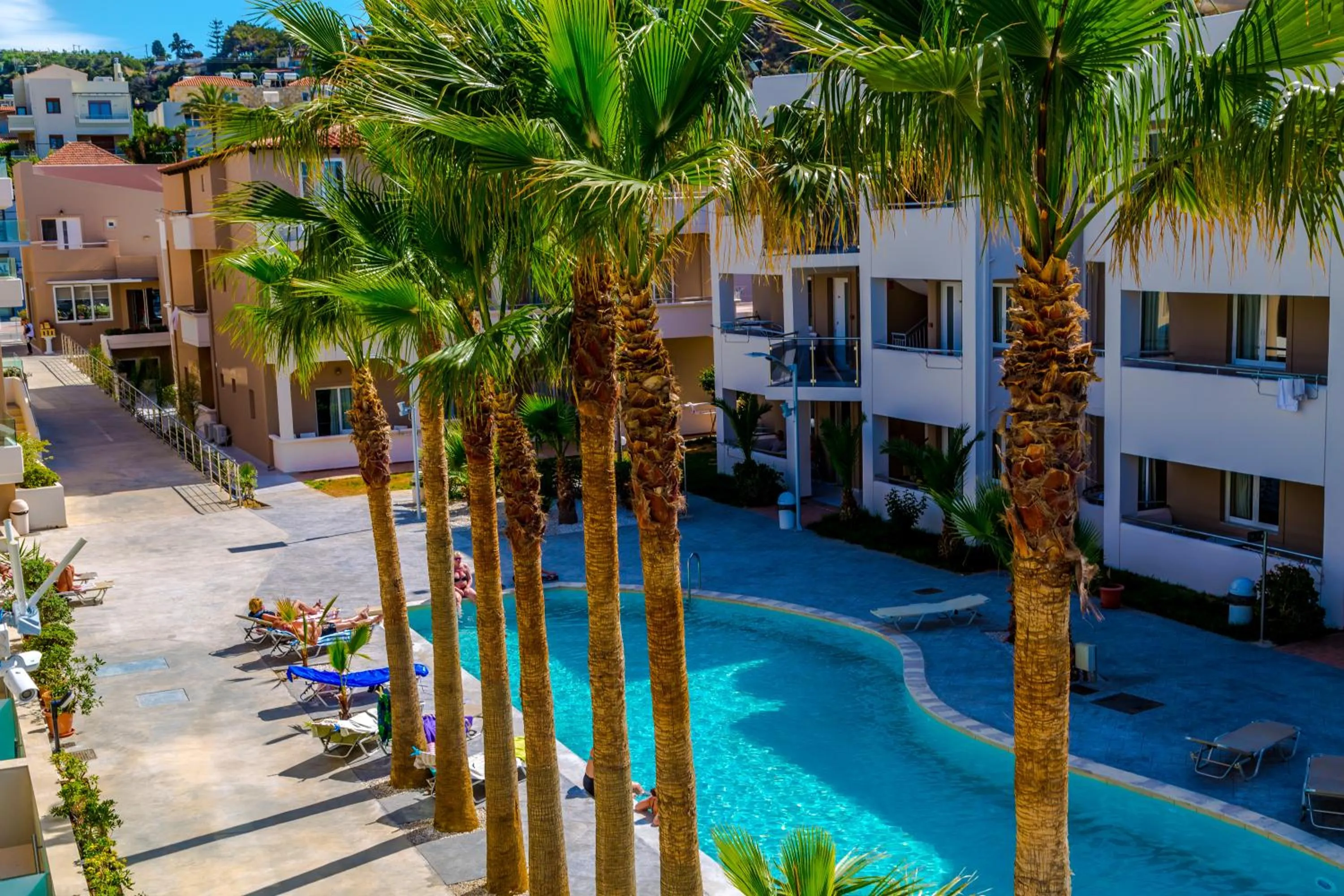 Bird's eye view in Marika Beach Hotel