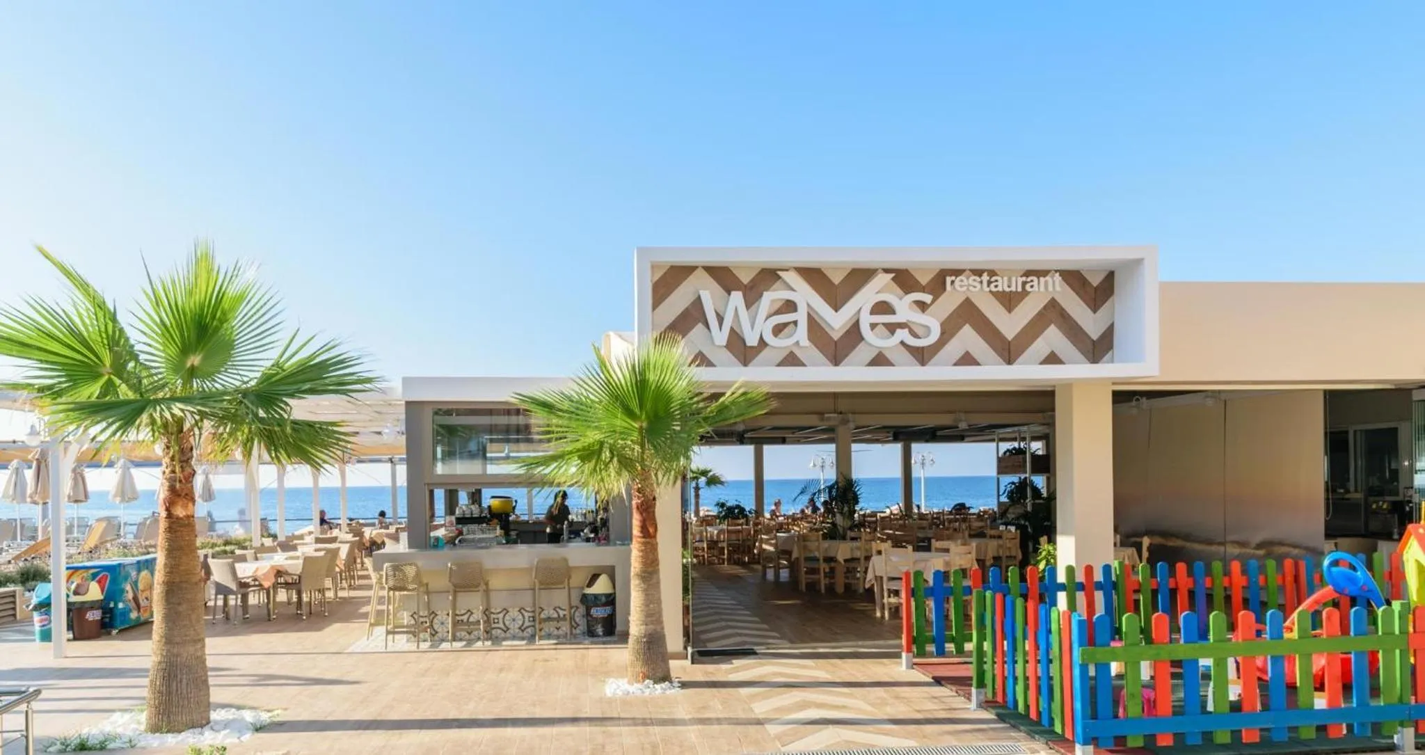 Restaurant/places to eat in Marika Beach Hotel