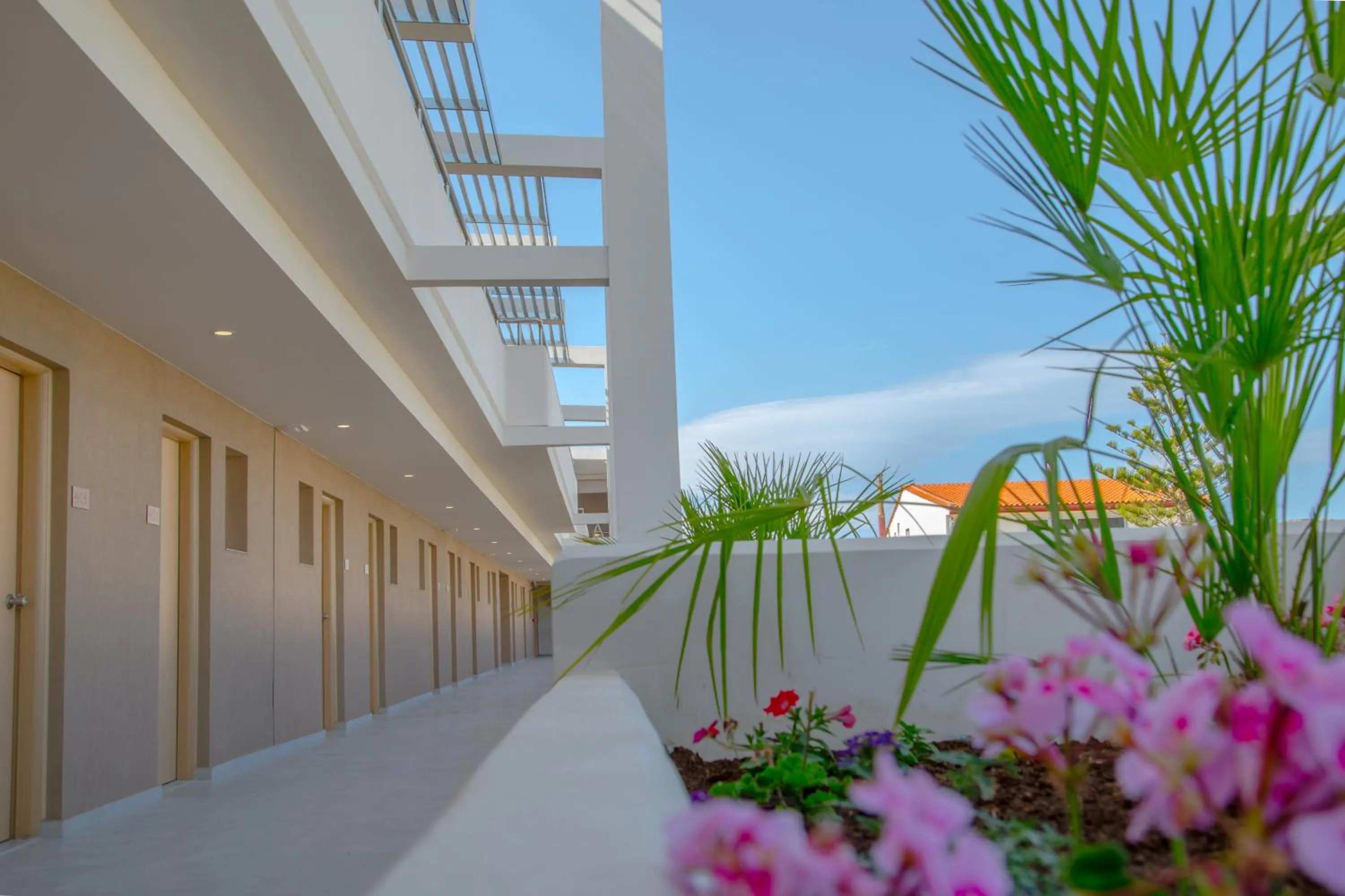Patio in Marika Beach Hotel