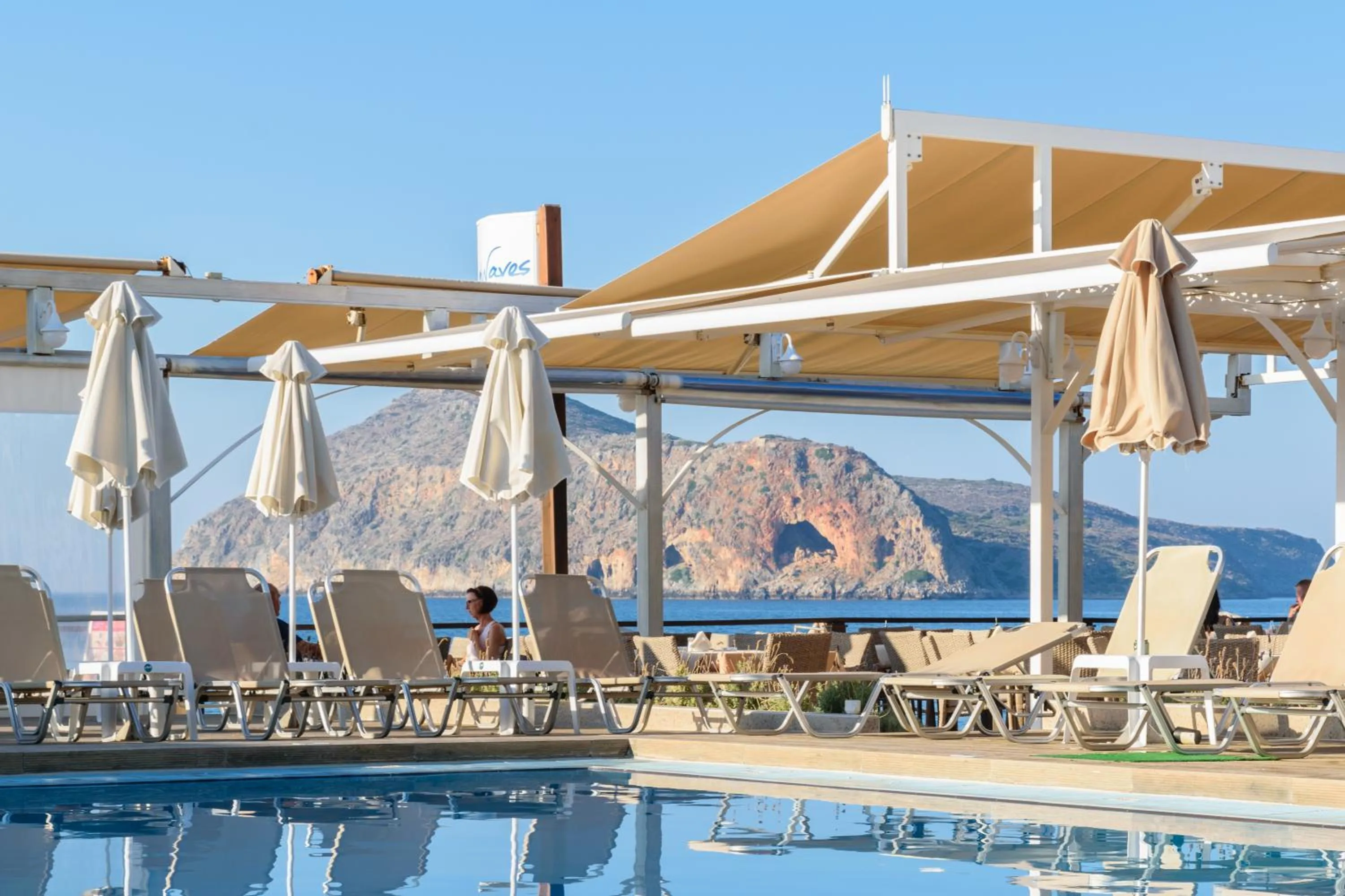 Swimming pool in Marika Beach Hotel