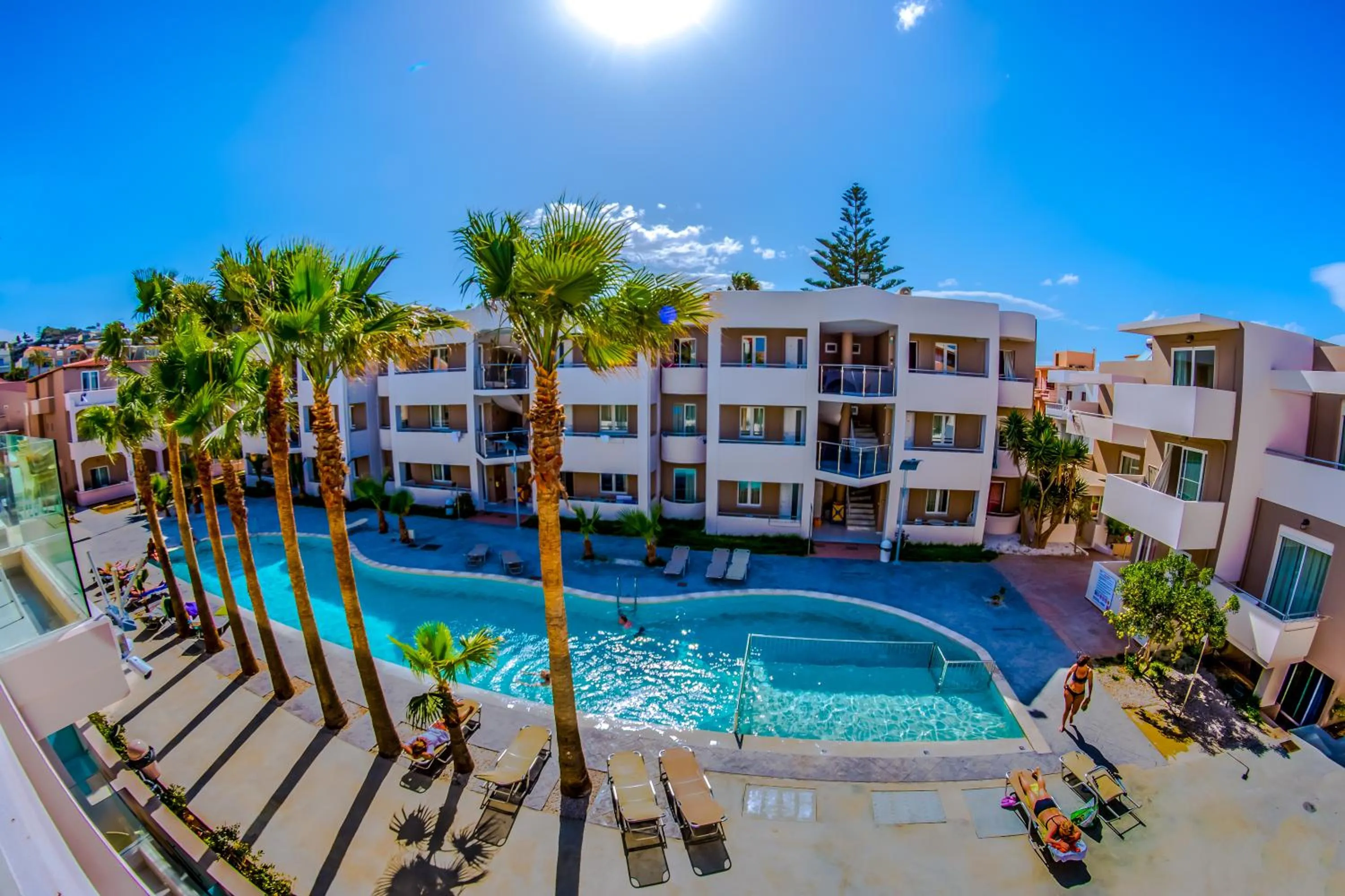 Bird's eye view in Marika Beach Hotel