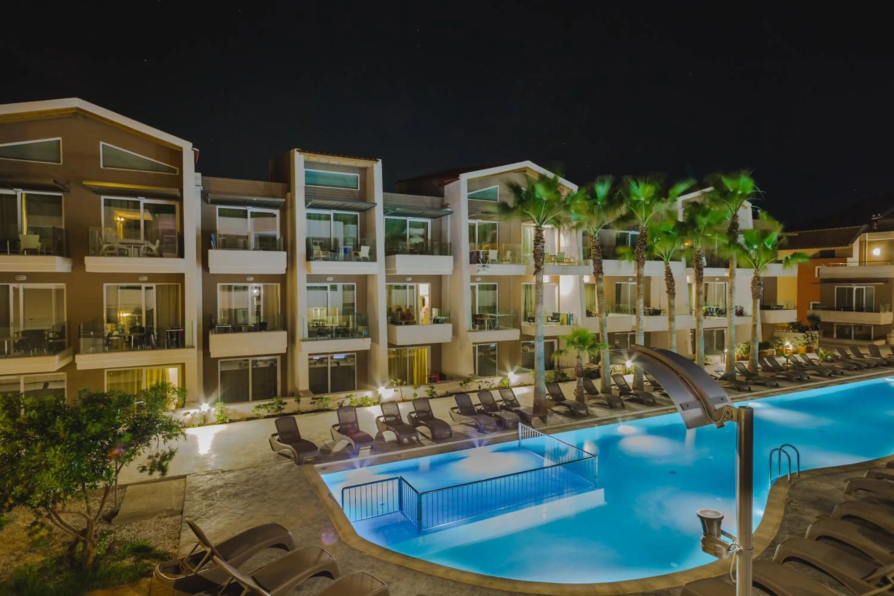 Patio in Marika Beach Hotel