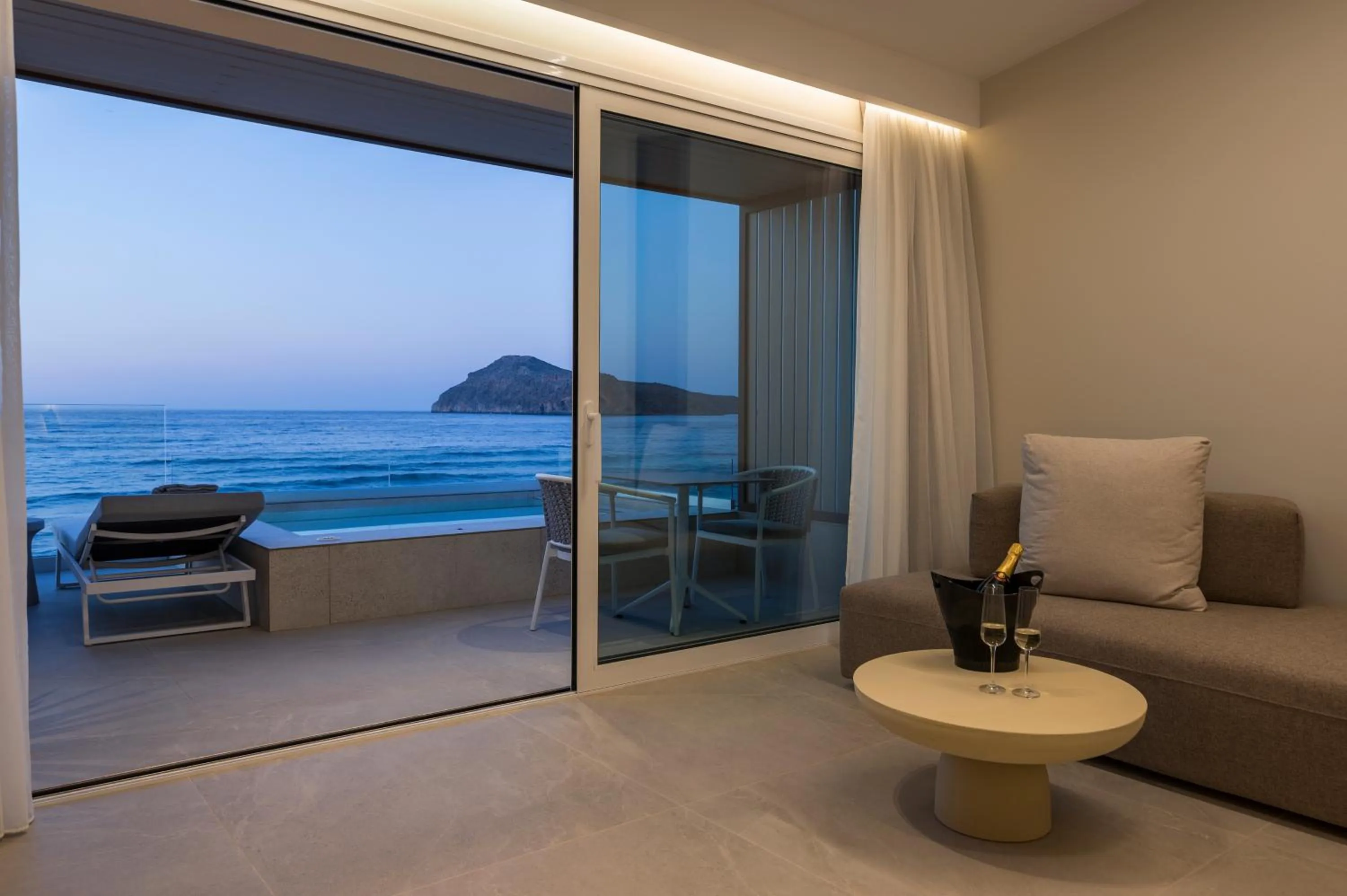 Balcony/Terrace in Marika Beach Hotel