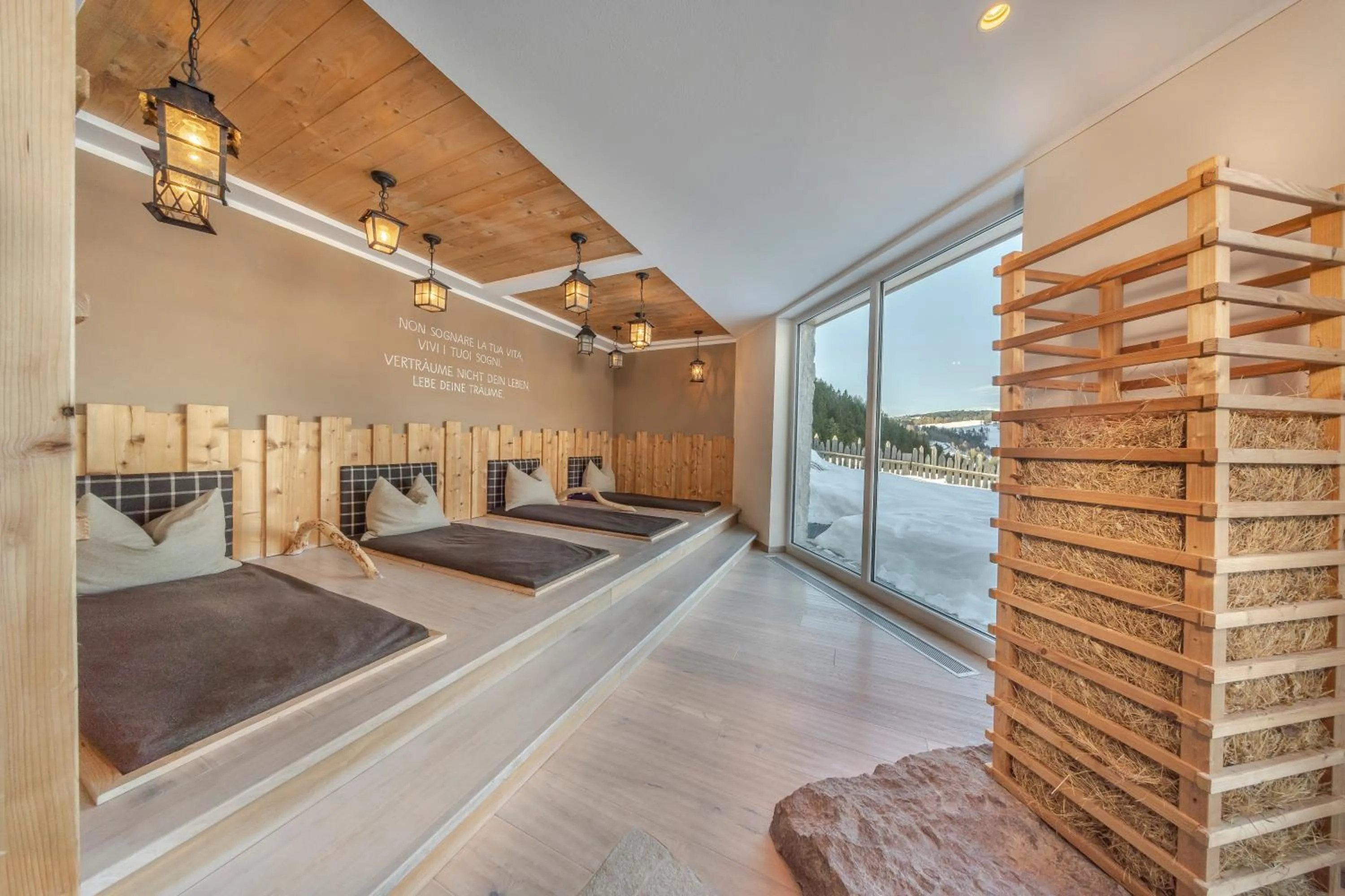 Spa and wellness centre/facilities, Bed in Hotel Chalet Dlaces