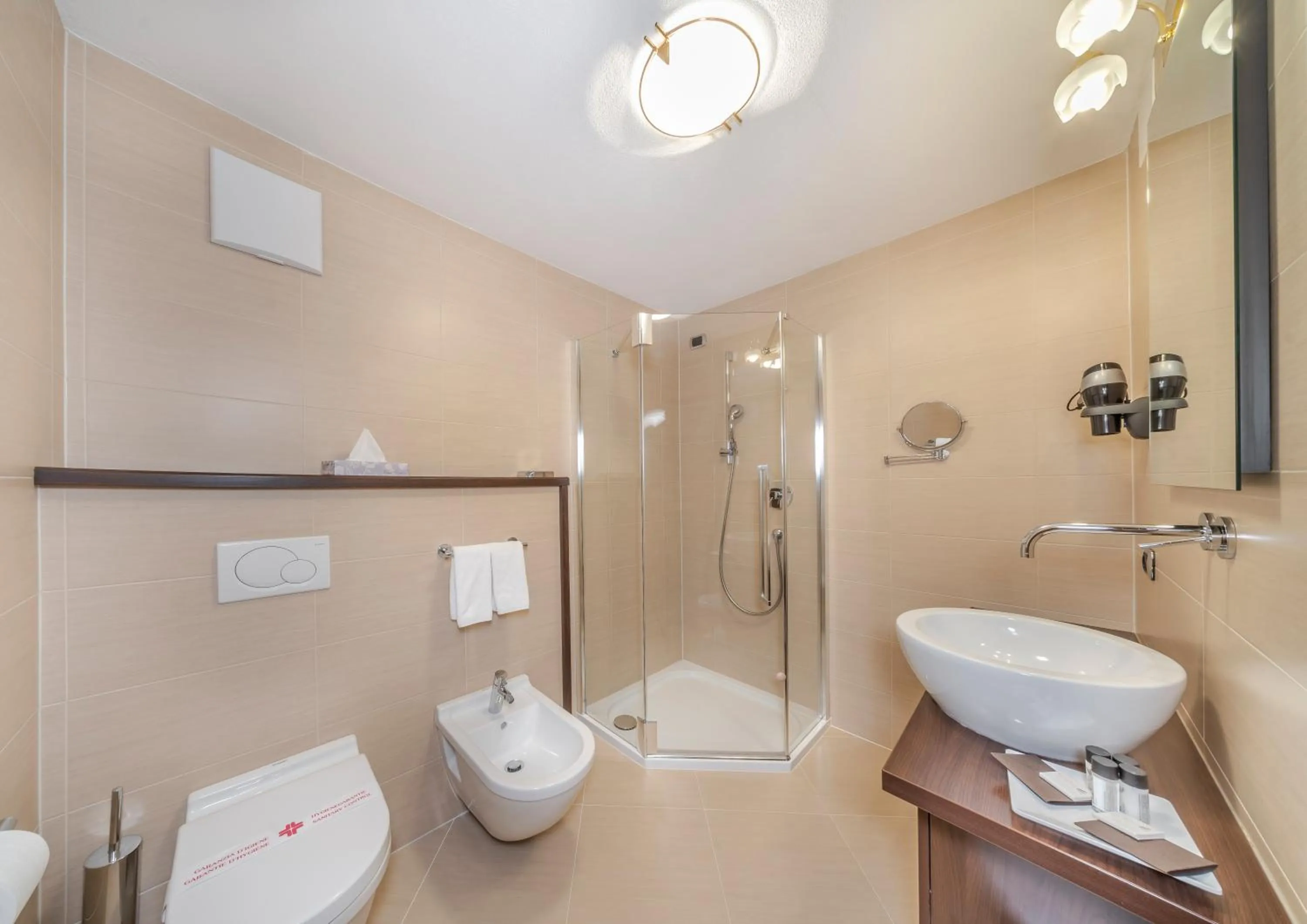 Bathroom in Hotel Chalet Dlaces