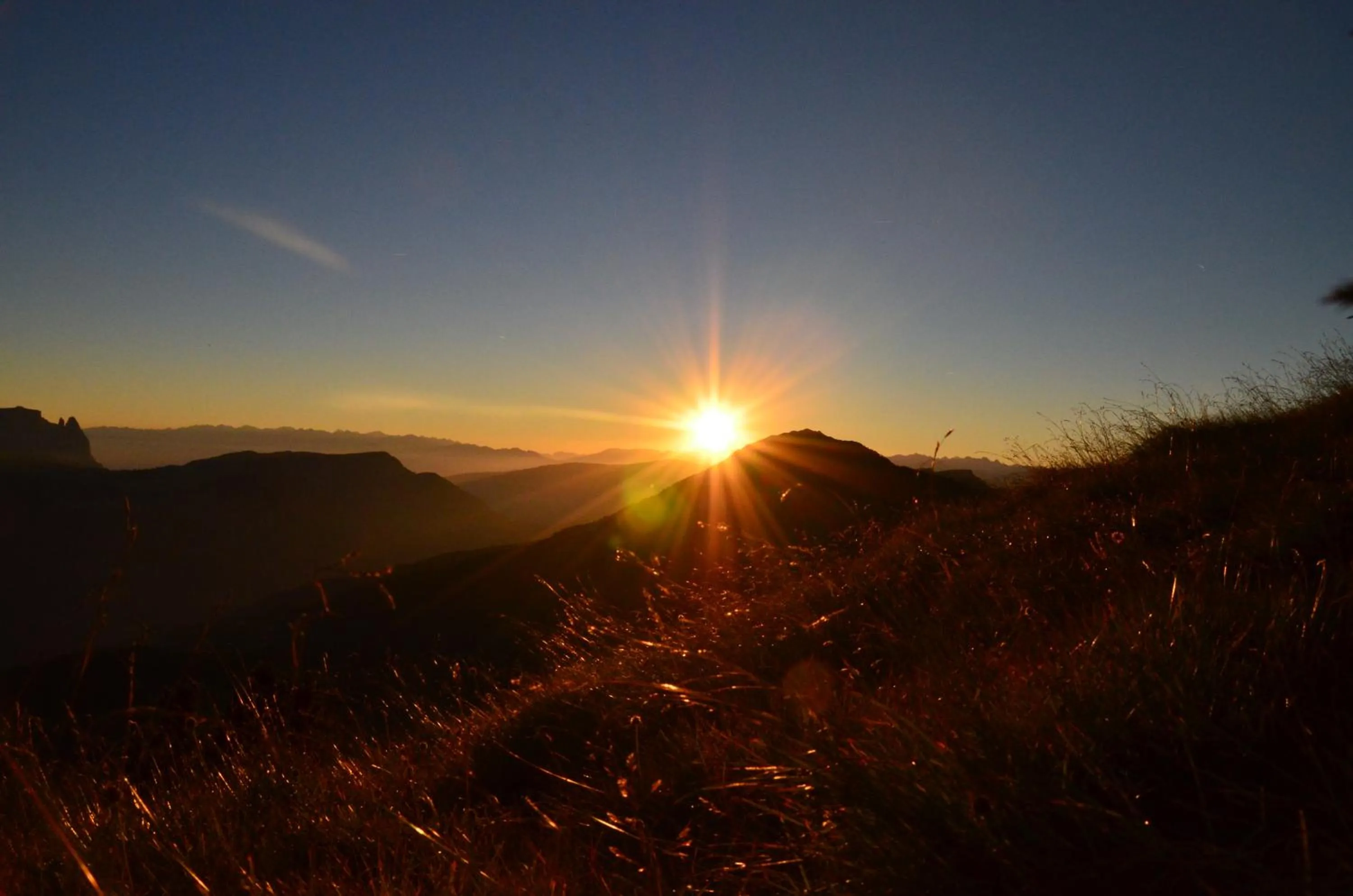 Sunset in Hotel Chalet Dlaces