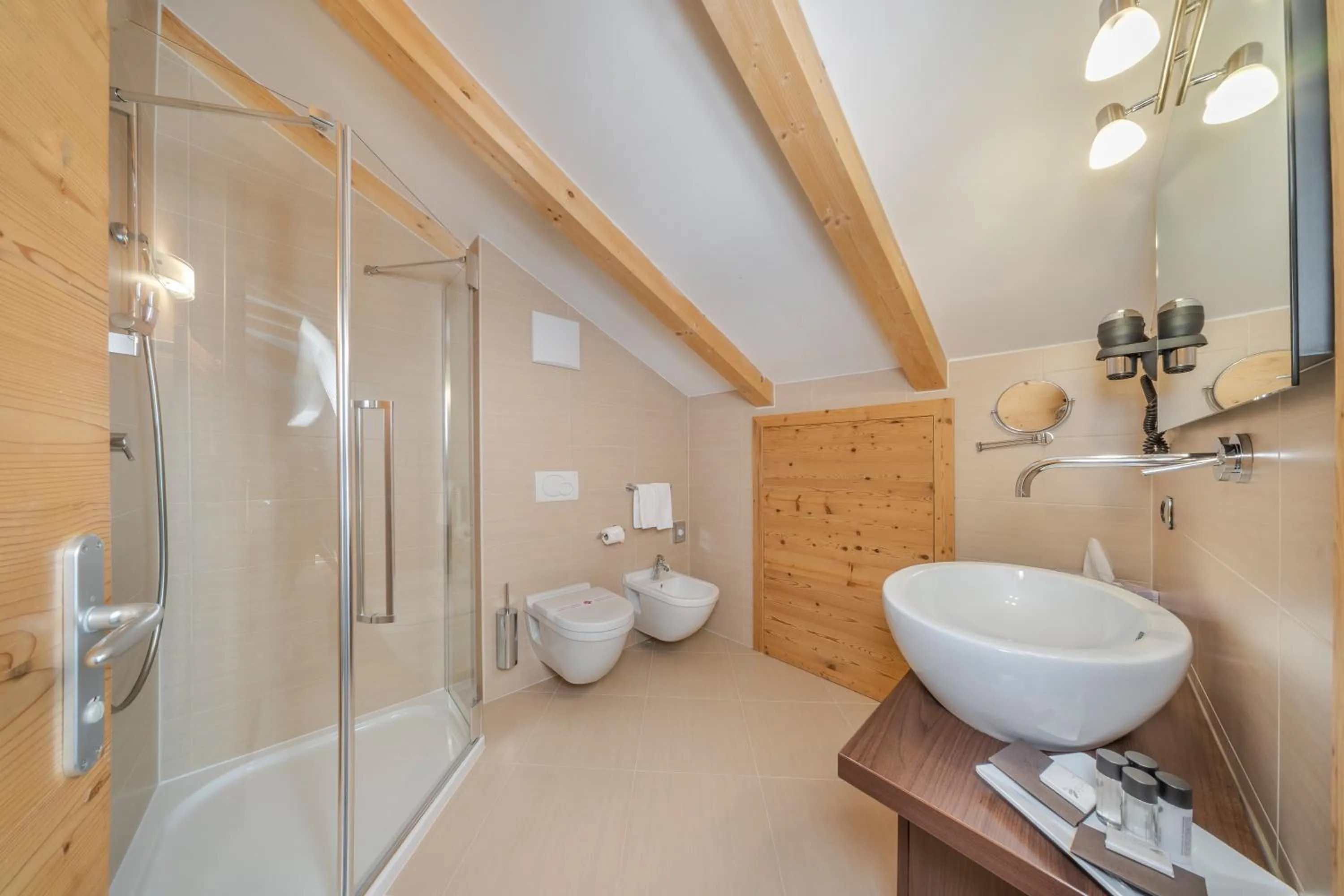 Bathroom in Hotel Chalet Dlaces