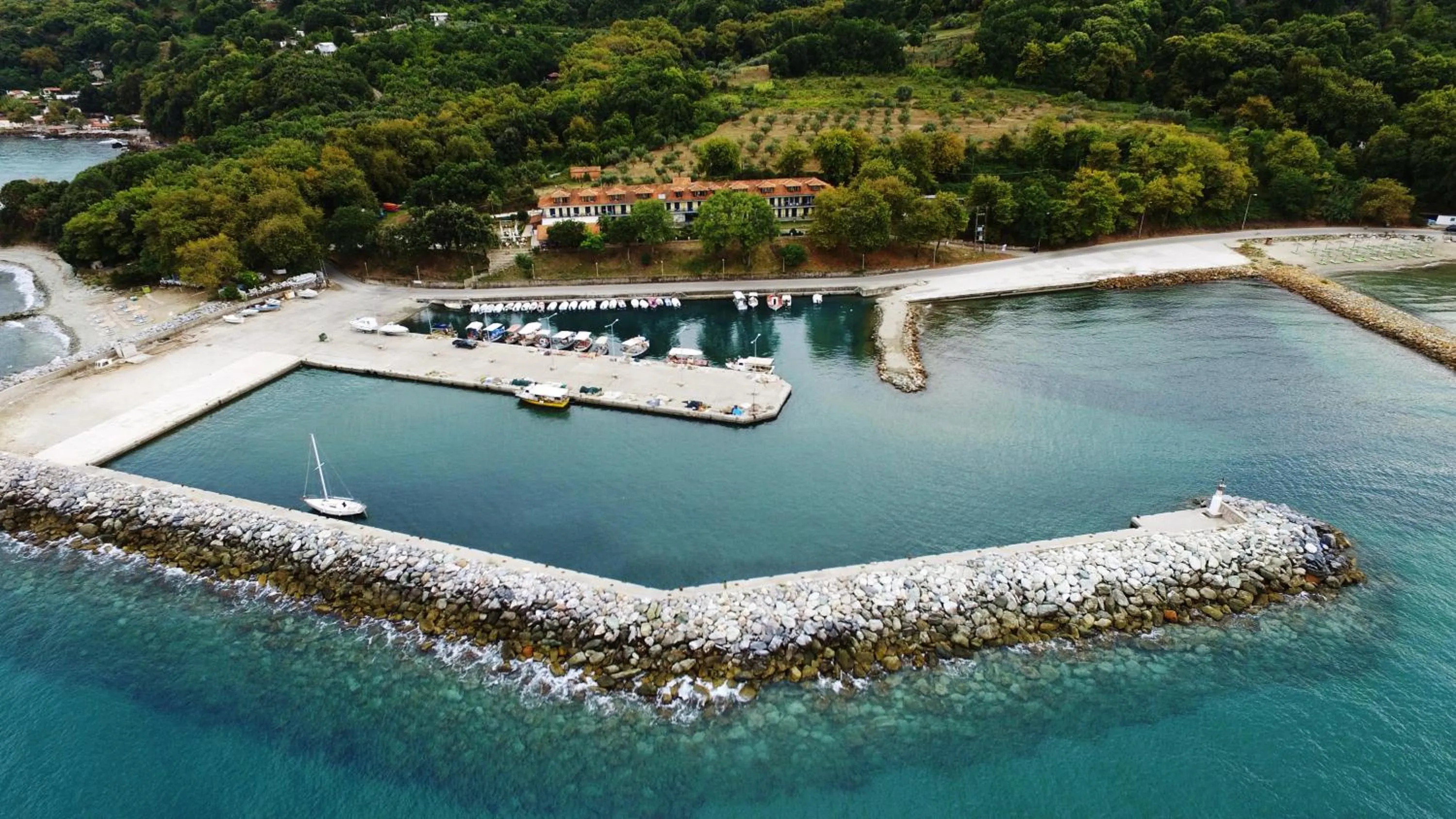 Bird's eye view in Hotel Vlassis