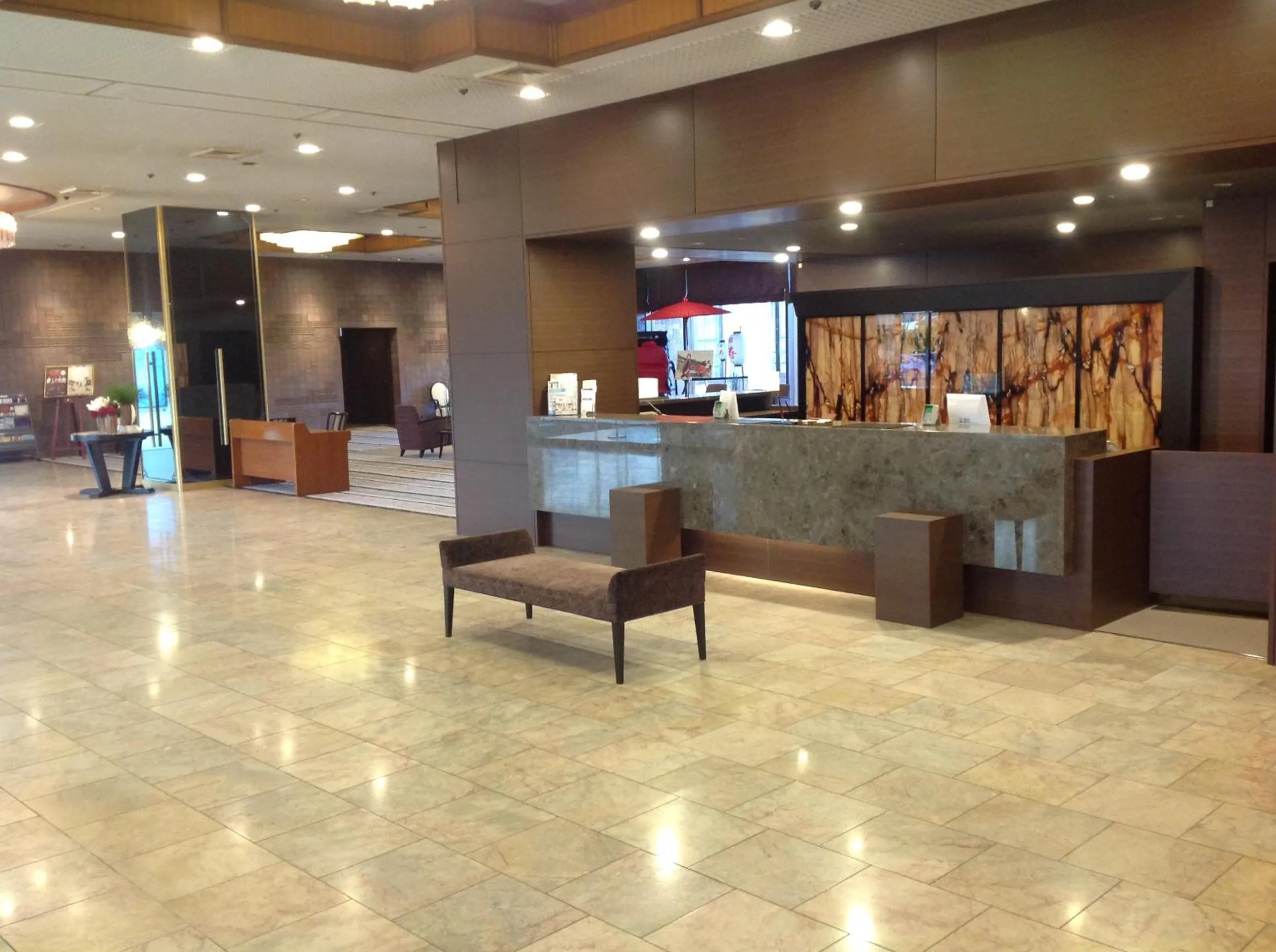 Lobby or reception in Okayama Plaza Hotel