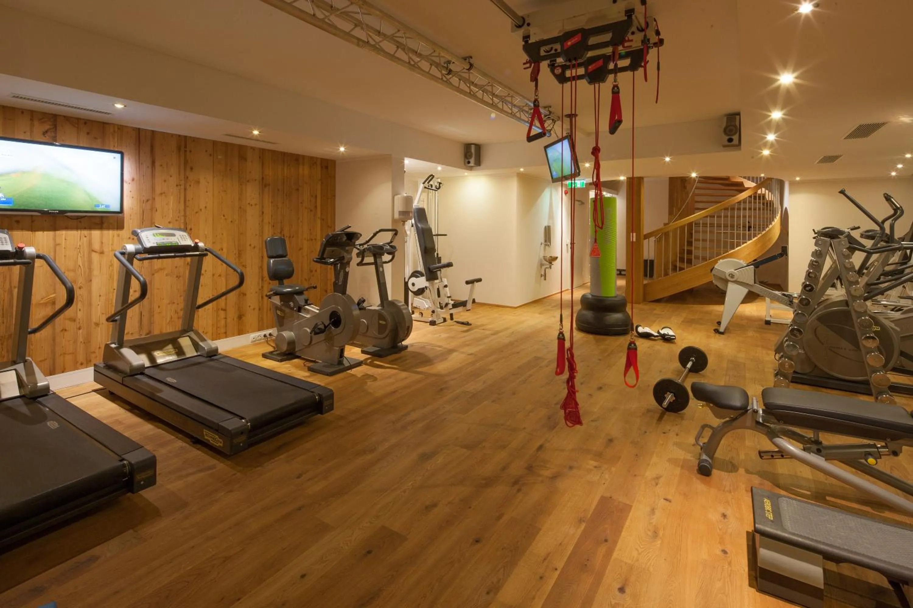 Fitness centre/facilities in Hotel & Chalet Montana