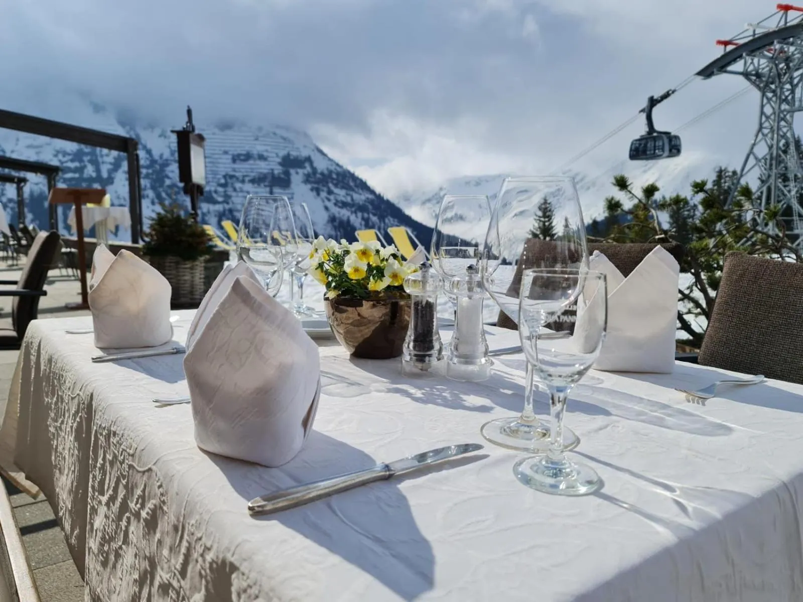 Restaurant/places to eat in Hotel & Chalet Montana