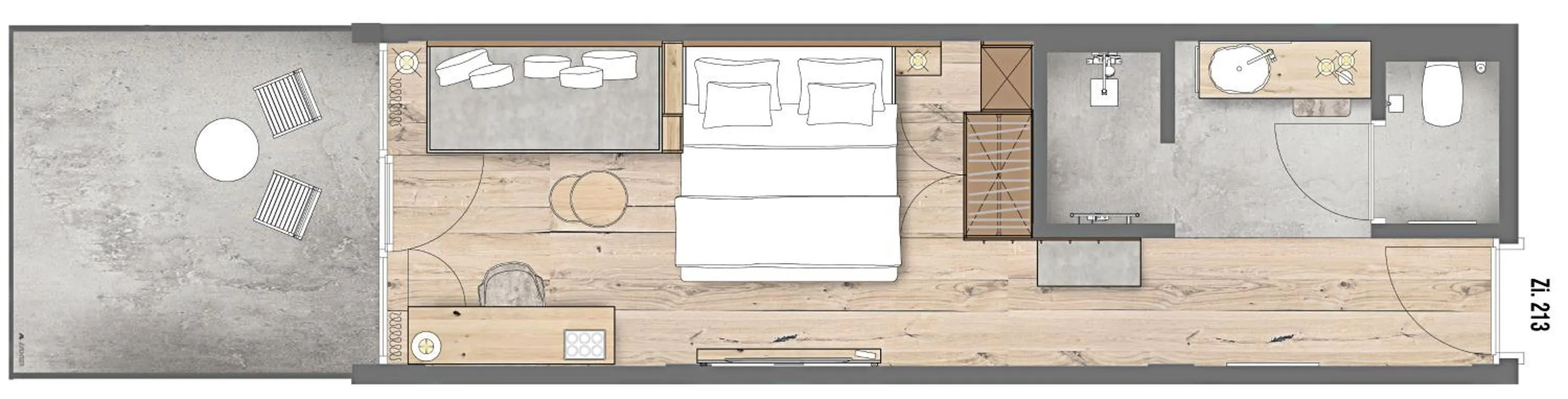 Floor plan in Hotel Zalwonder