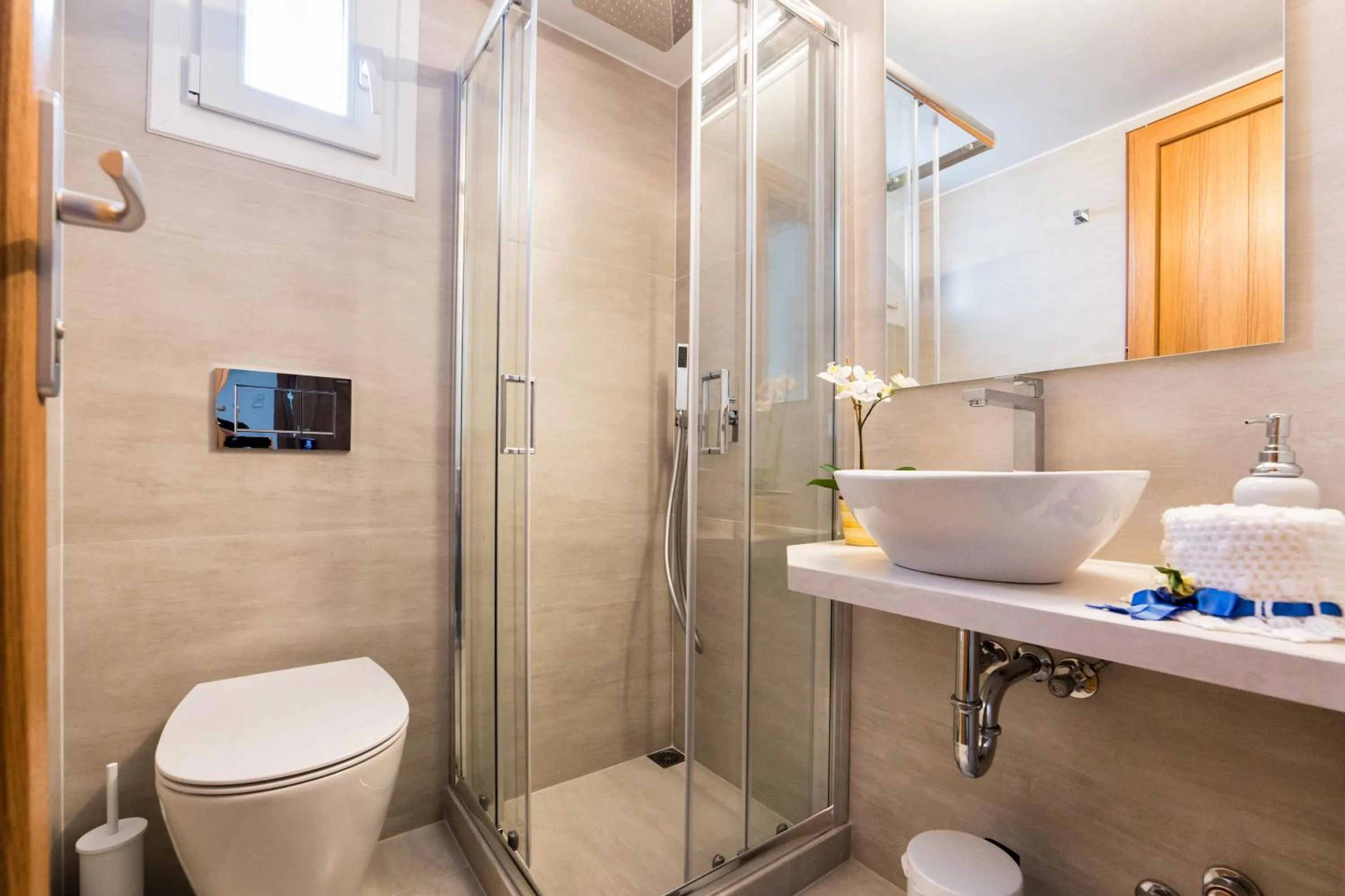 Bathroom in Panos Luxury Studios