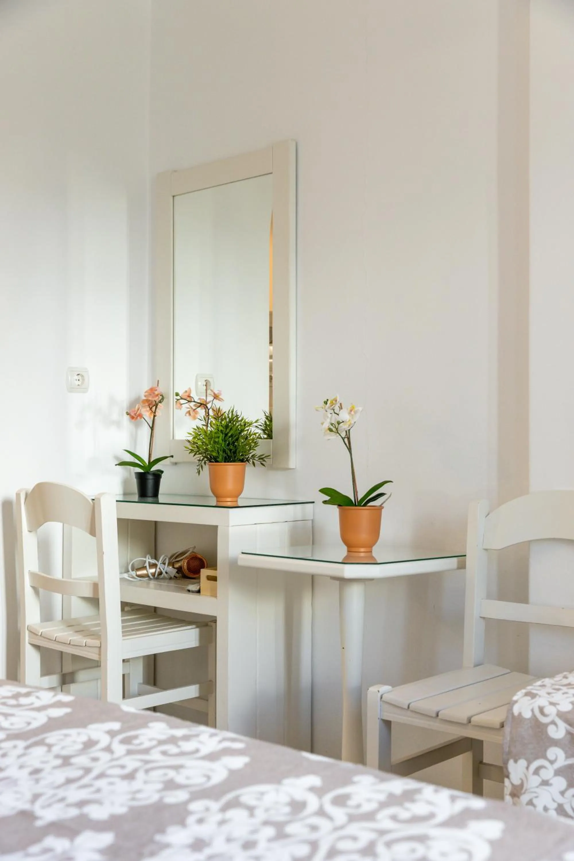 Dining area in Panos Luxury Studios
