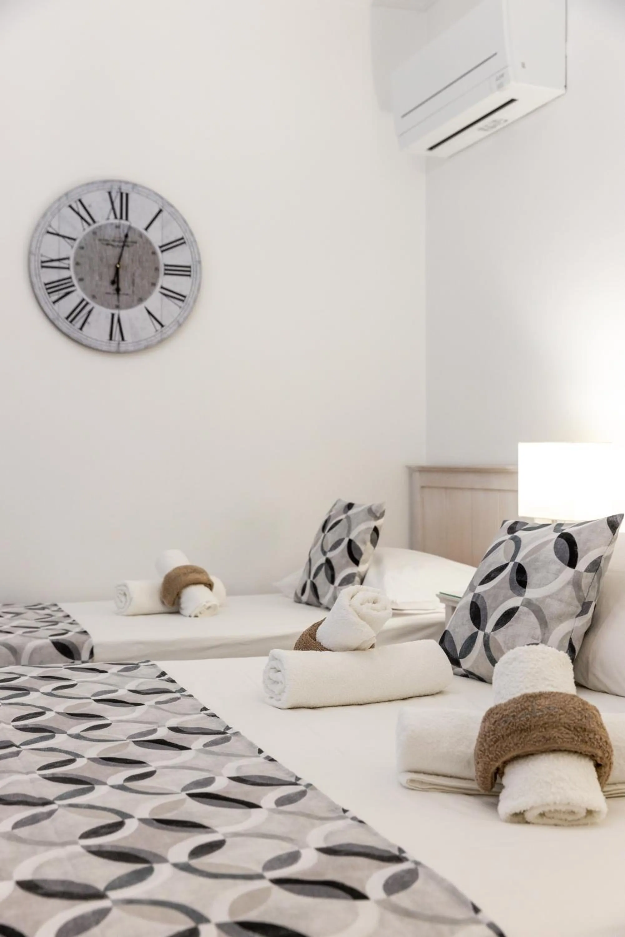 air conditioner, Bed in Panos Luxury Studios