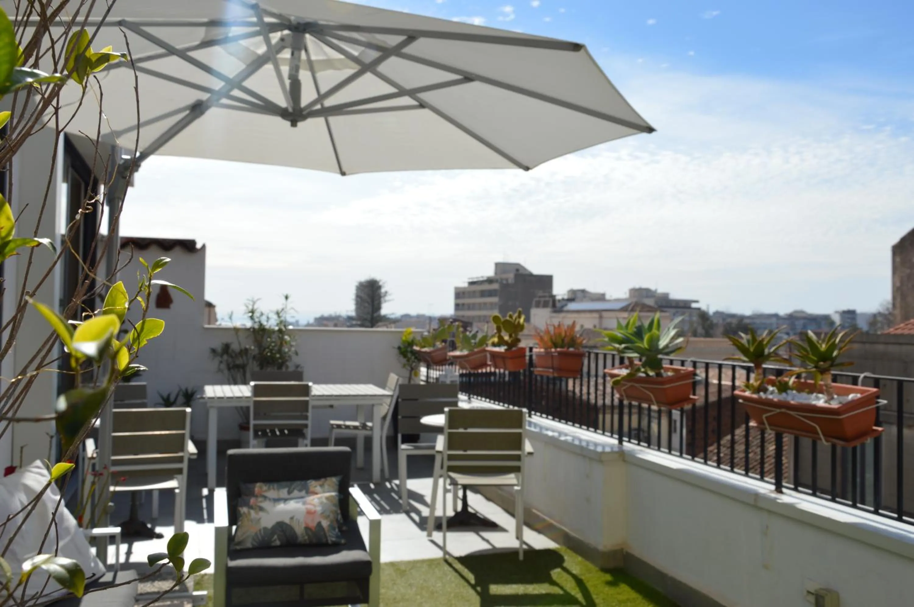 Balcony/Terrace in b&b le 4 leggende