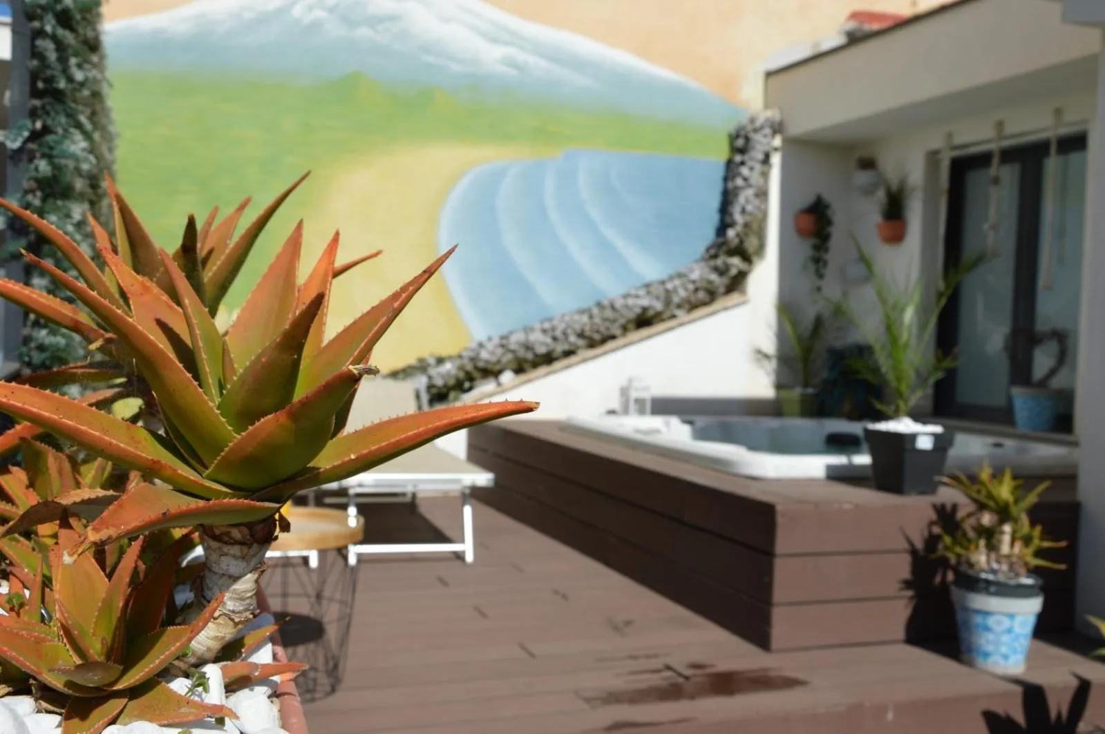 Hot Tub in b&b le 4 leggende