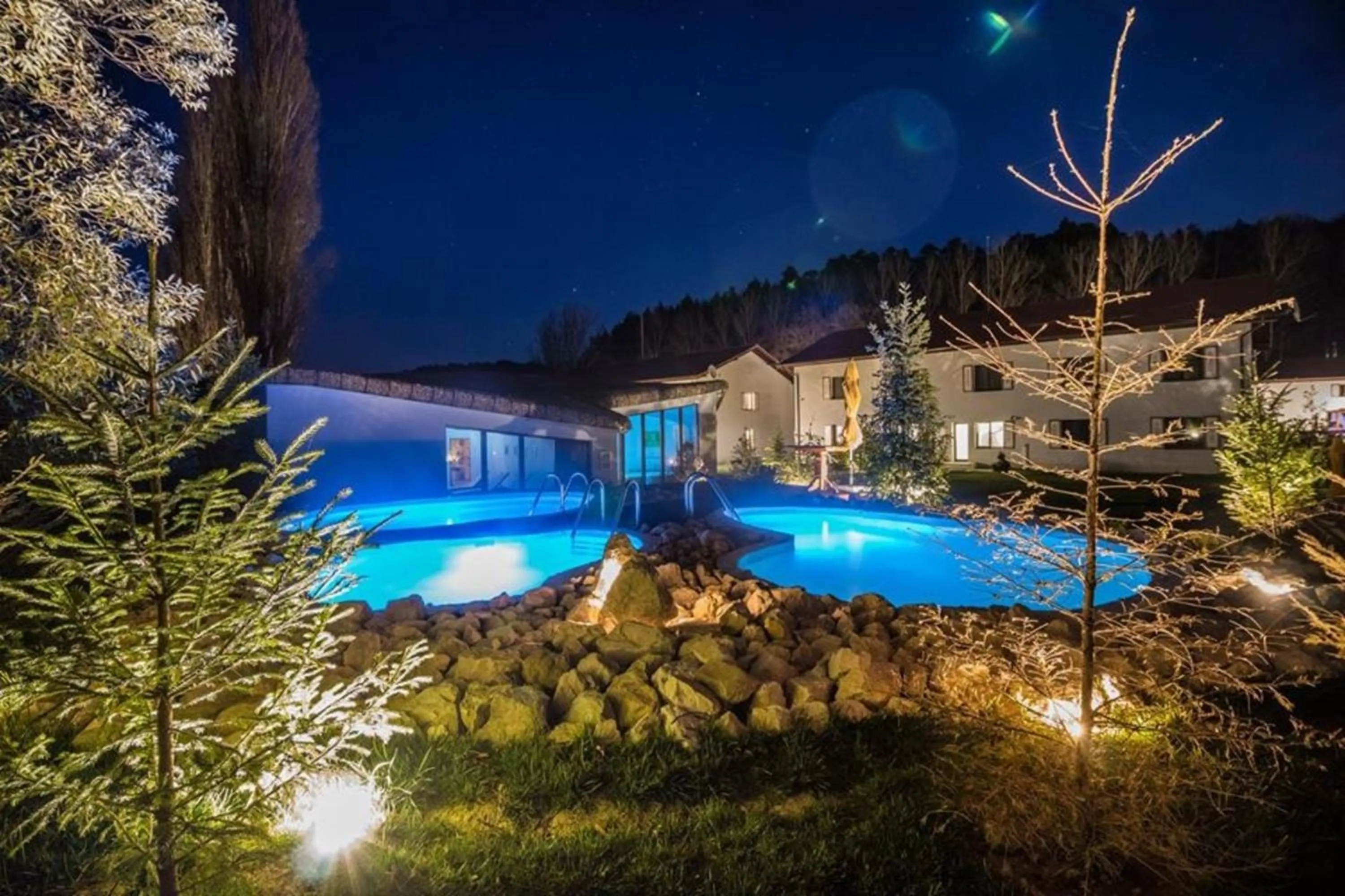 Pool view in Wolkendorf Bio Hotel & Spa