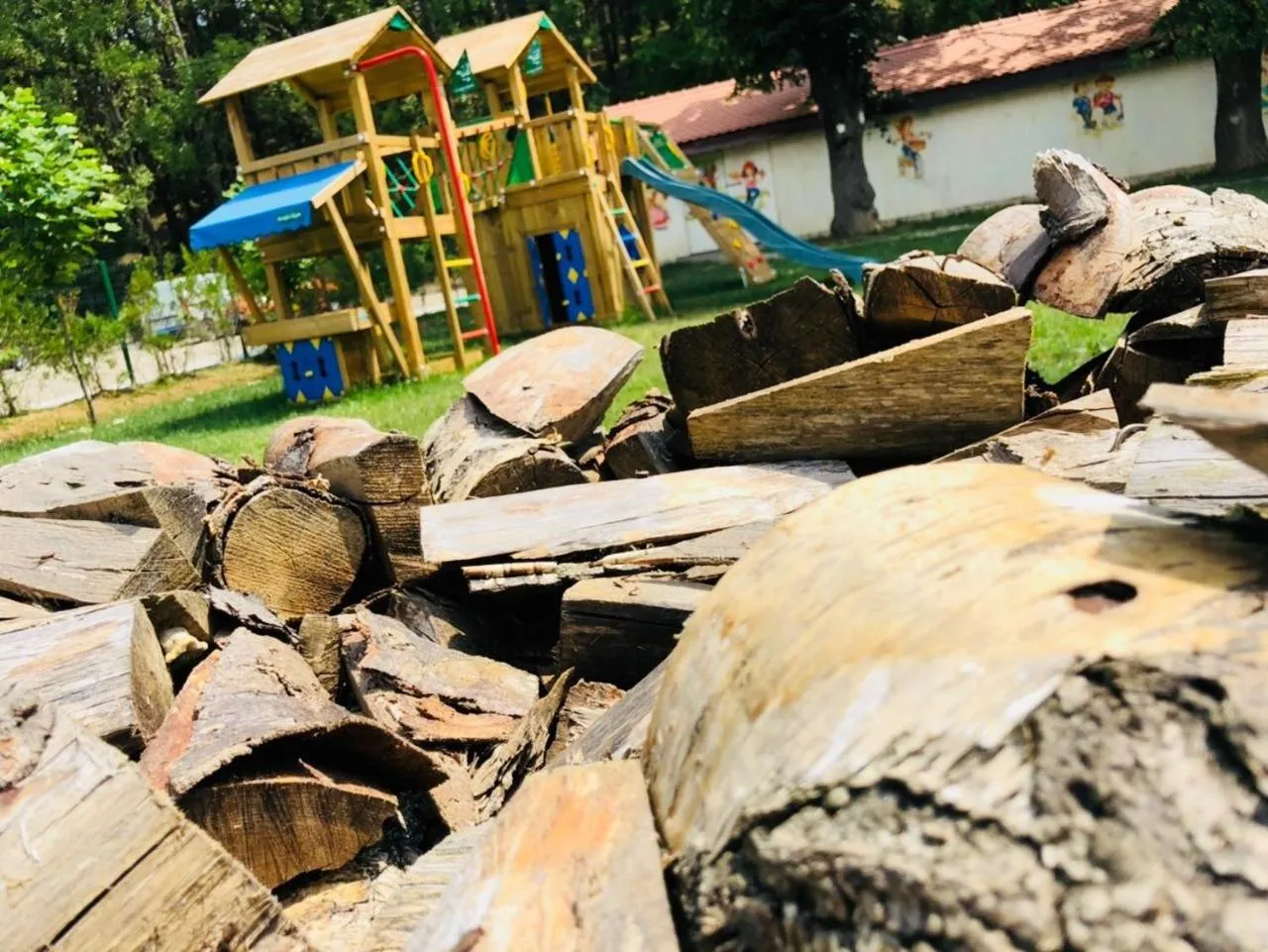 Children play ground in Wolkendorf Bio Hotel & Spa