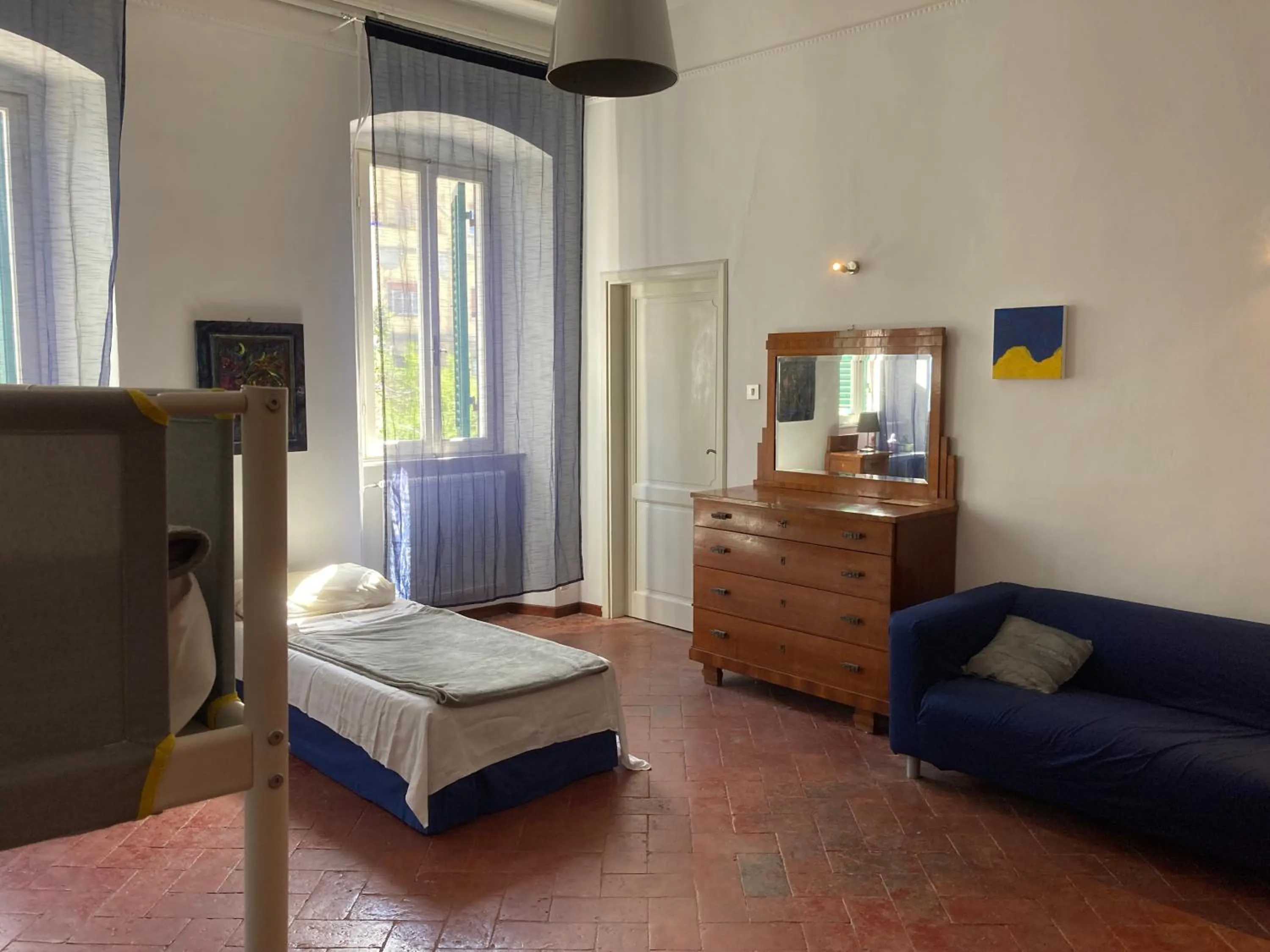 Bedroom, Bed in Villa Eugenia