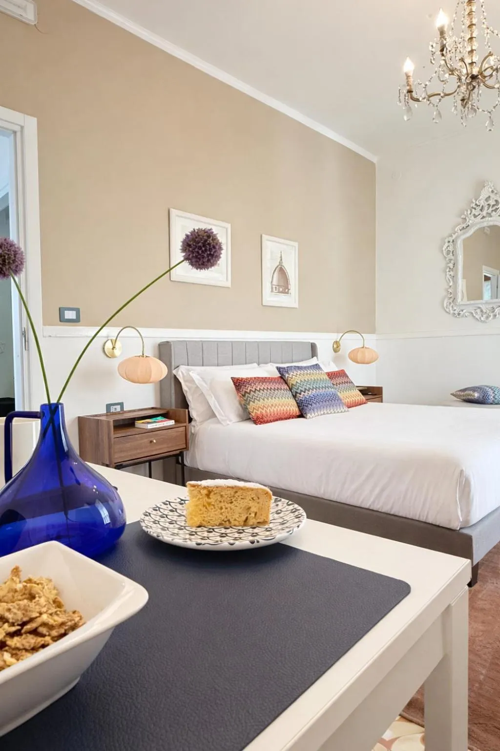 Breakfast, Bed in Villa Ettore