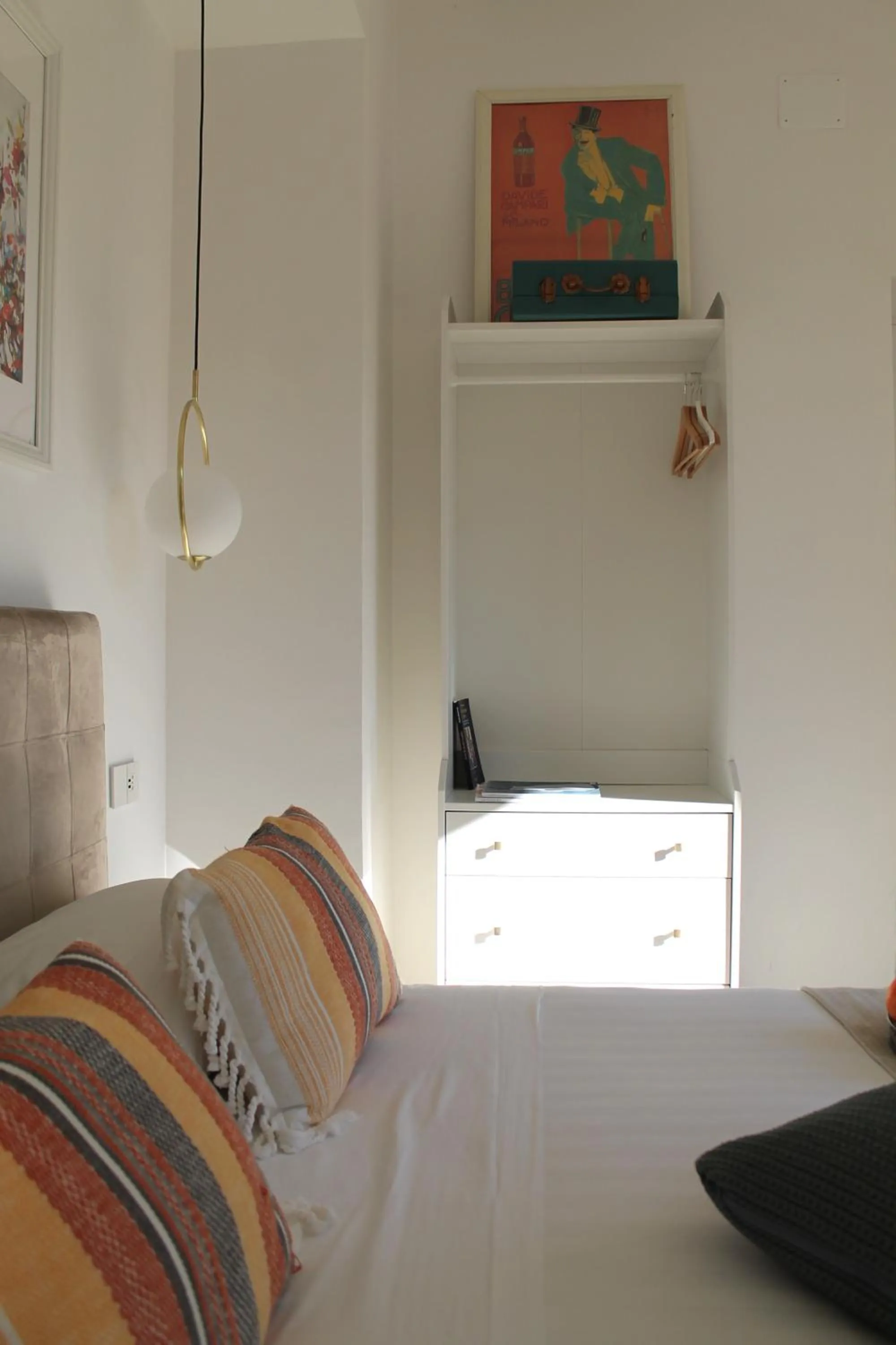 locker, Bed in Villa Ettore