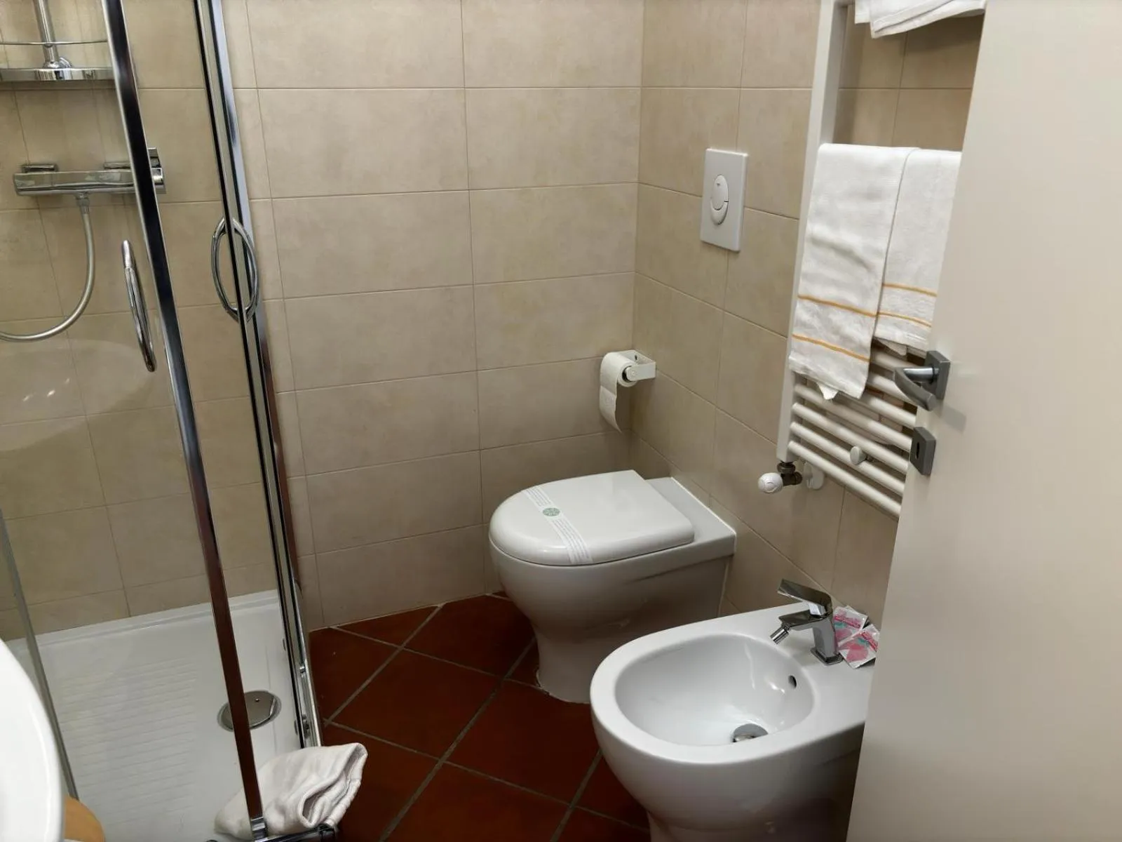 Shower in La Nuova Dimora B&B