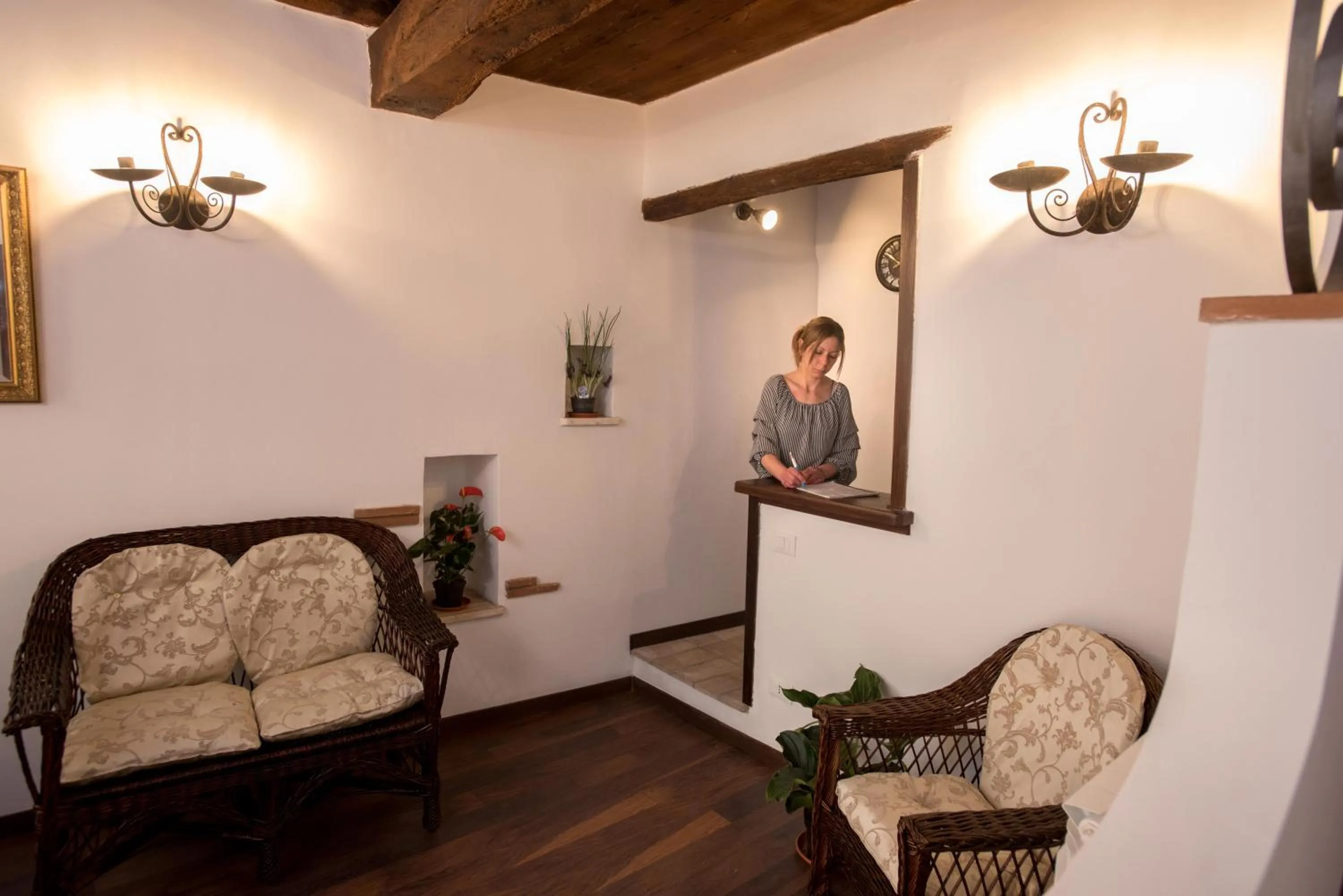 Lobby or reception in Luxury Relais Cuore Sabino