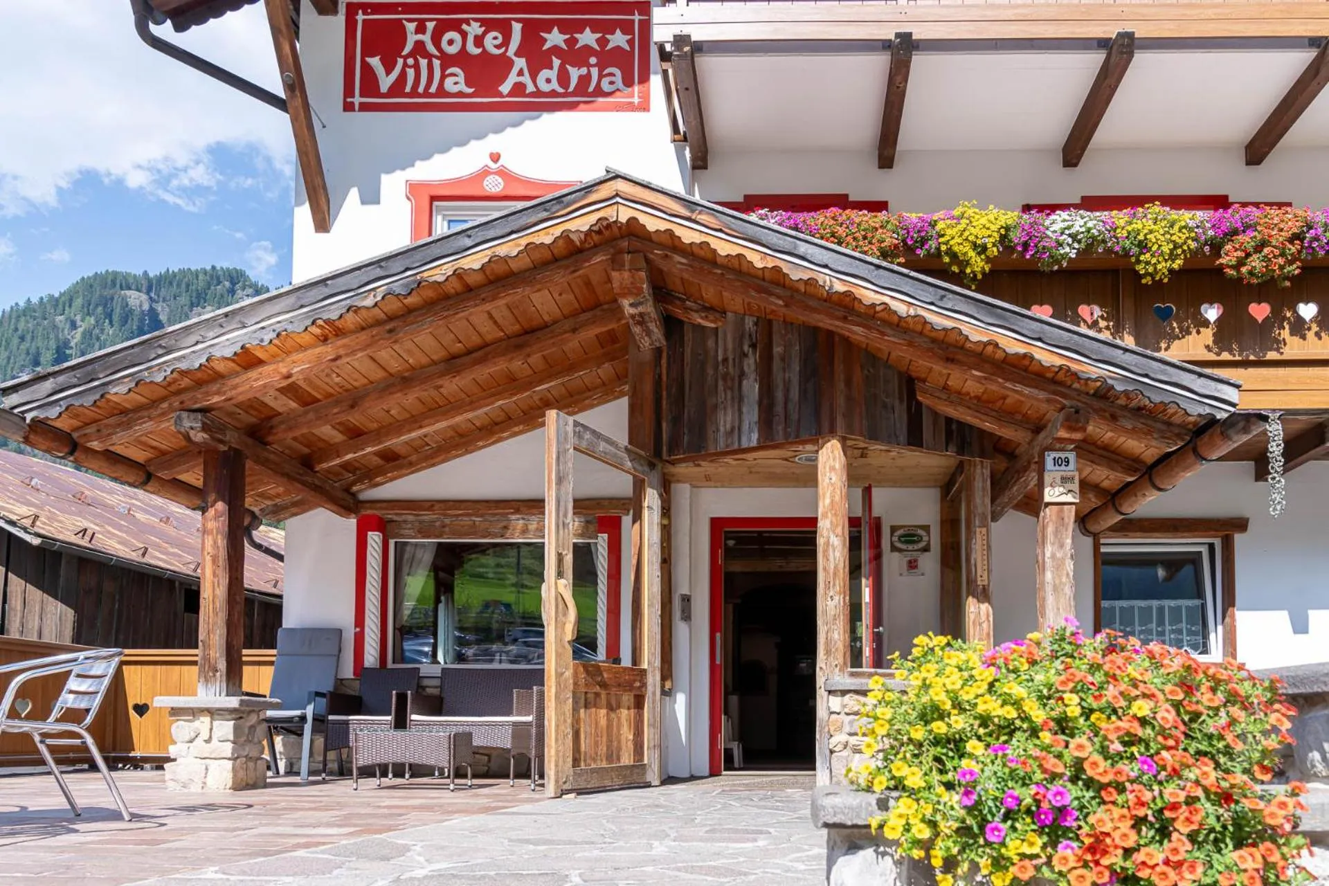 Property building in Villa Adria B&B