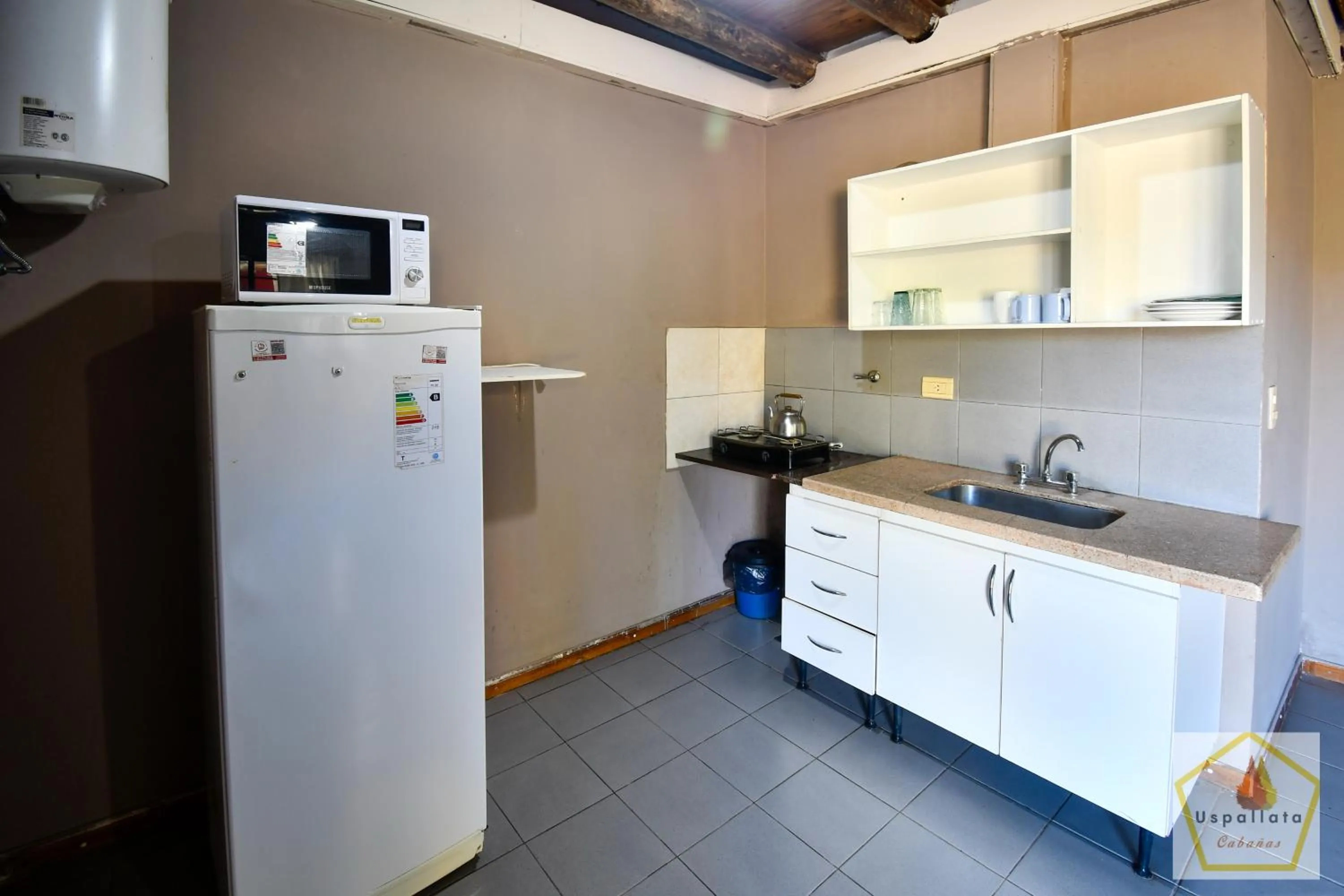 Kitchen or kitchenette in Cabañas Uspallata