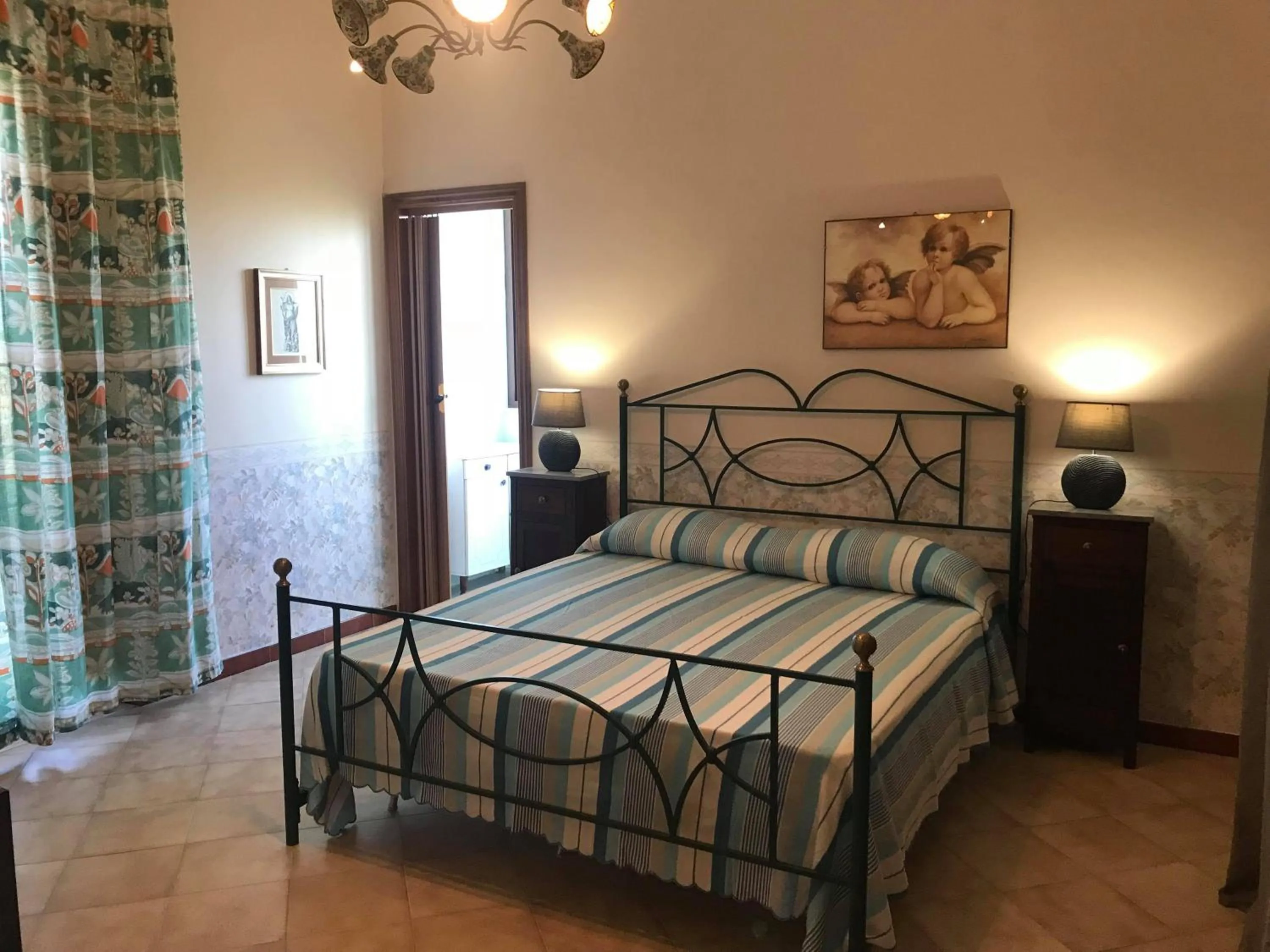 Bed in Villa Milici