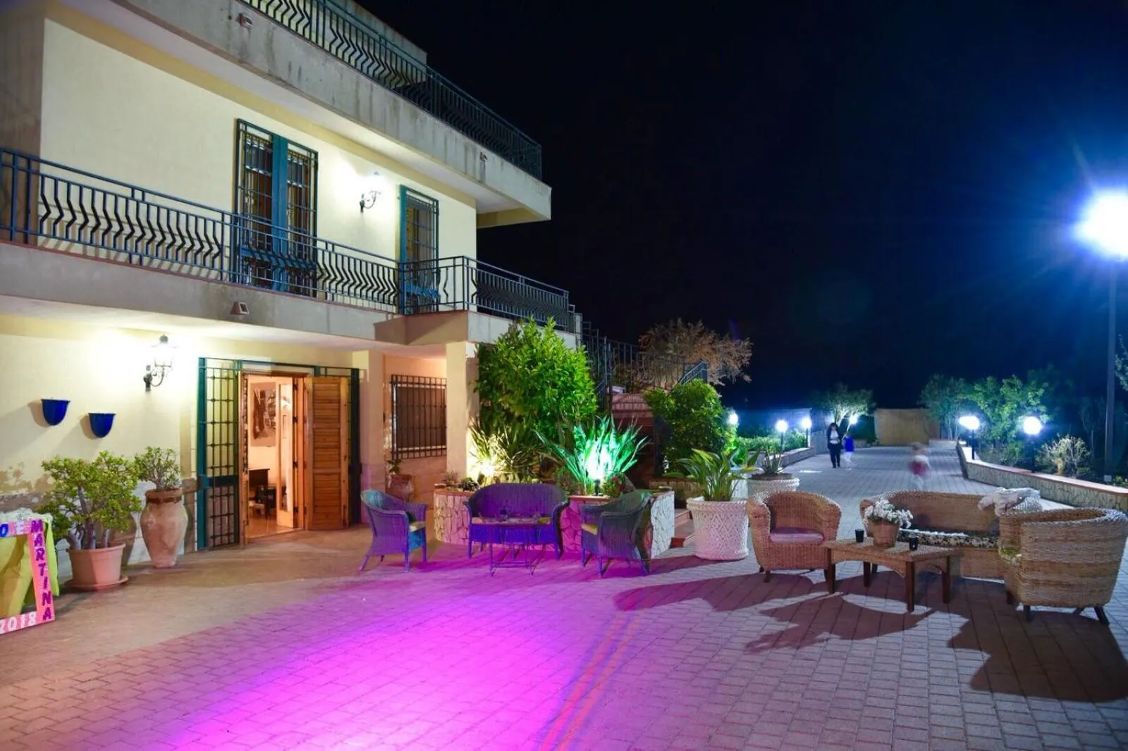 Patio in Villa Milici