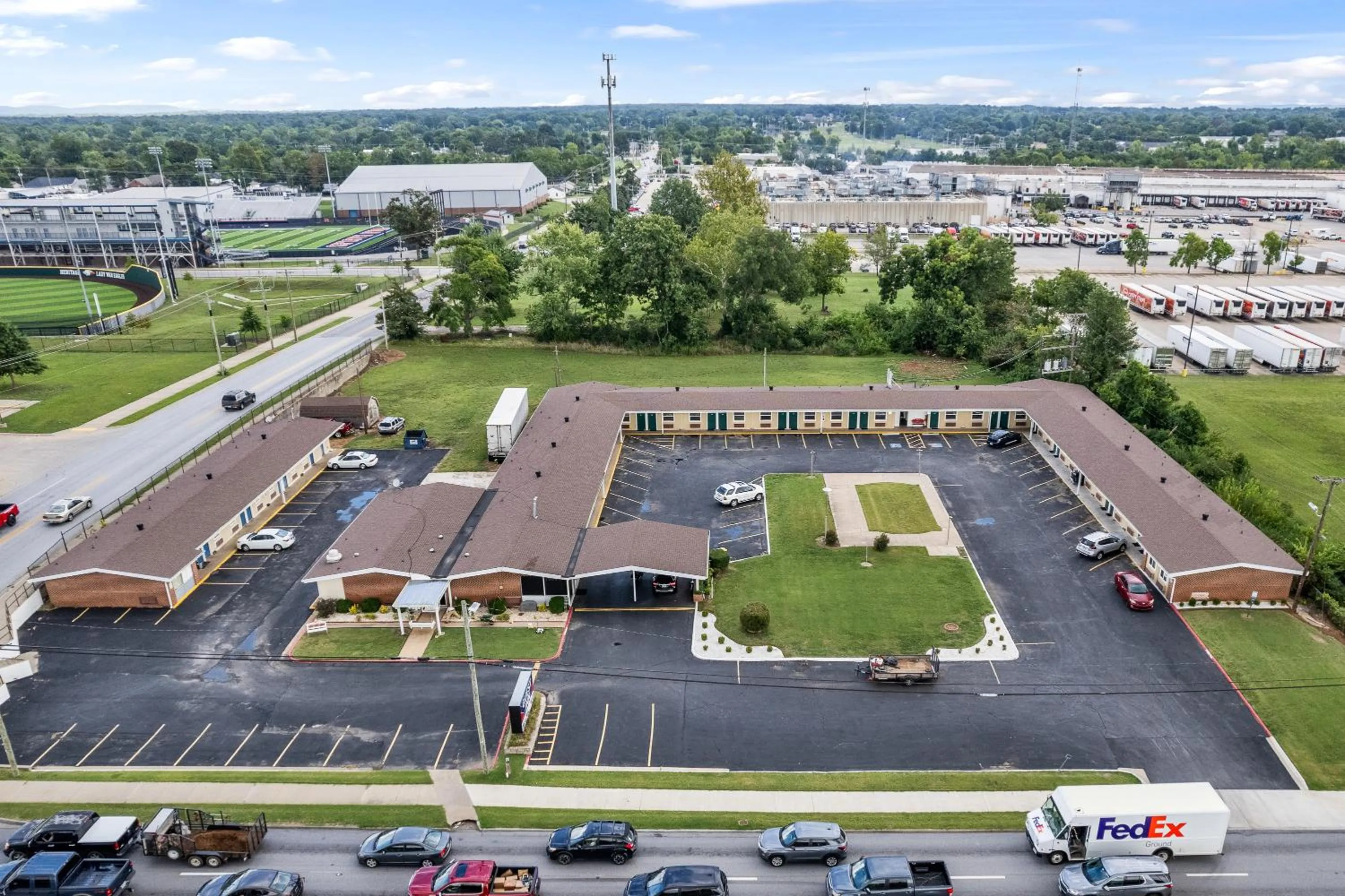 Bird's eye view in Guest Inn Rogers