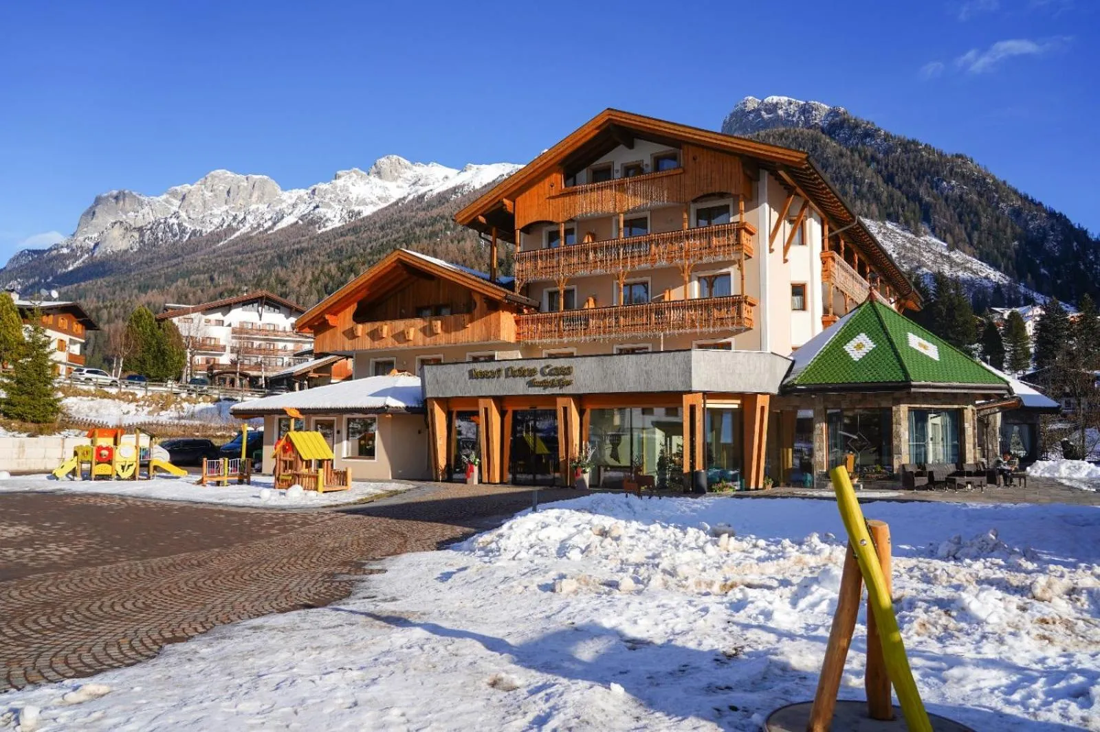 Property building in Resort Dolce Casa - Family & Spa Hotel