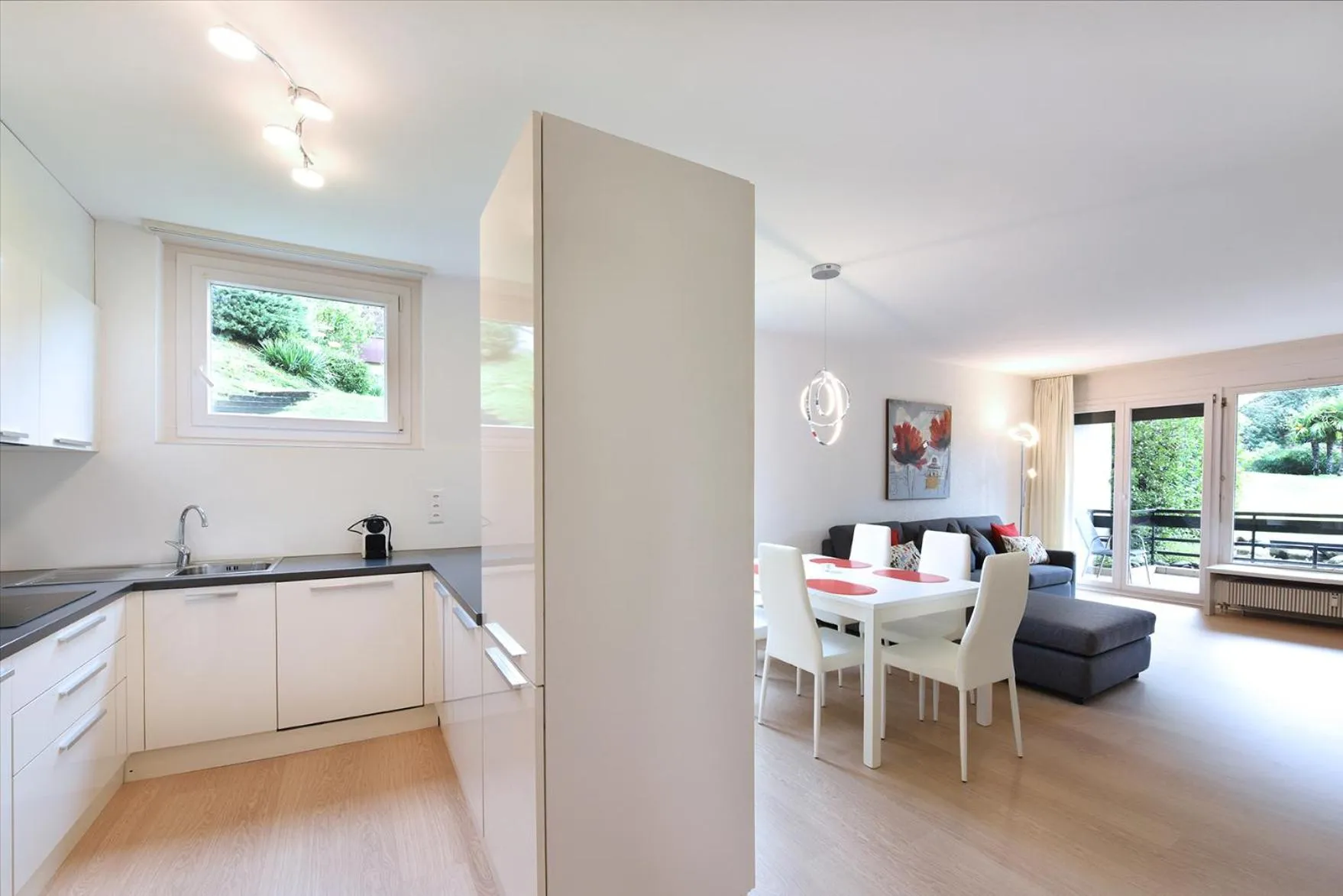 Living room in Centro Cadro Panoramica