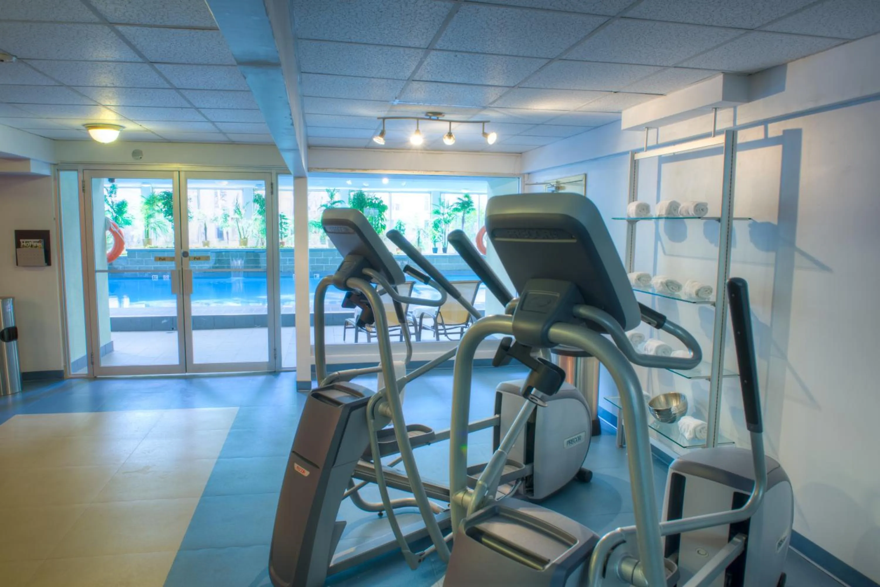 Fitness centre/facilities in Radisson Hotel Sudbury