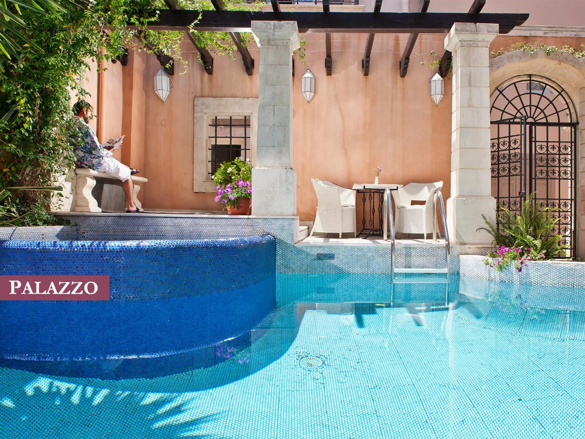 Swimming pool in Rimondi Boutique Hotel - Small Luxury Hotels of the World