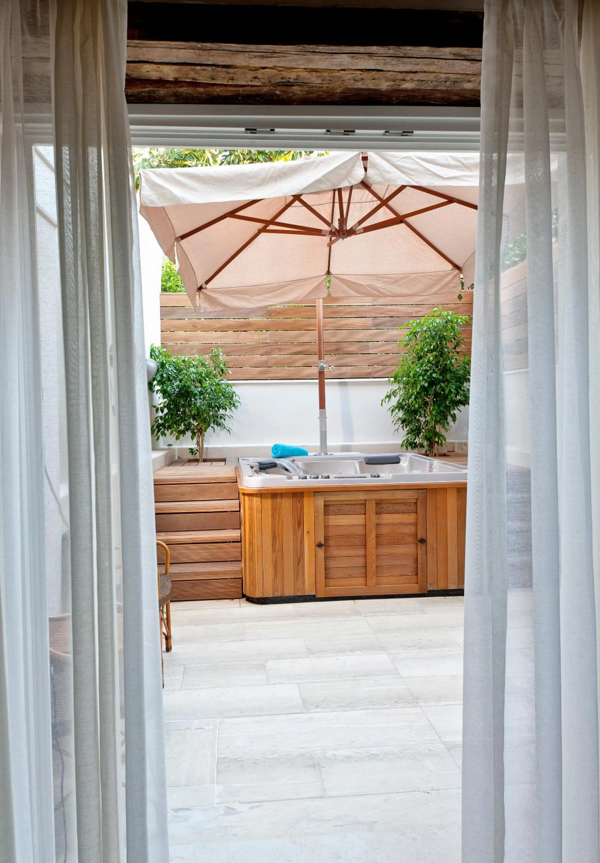 Patio in Rimondi Boutique Hotel - Small Luxury Hotels of the World