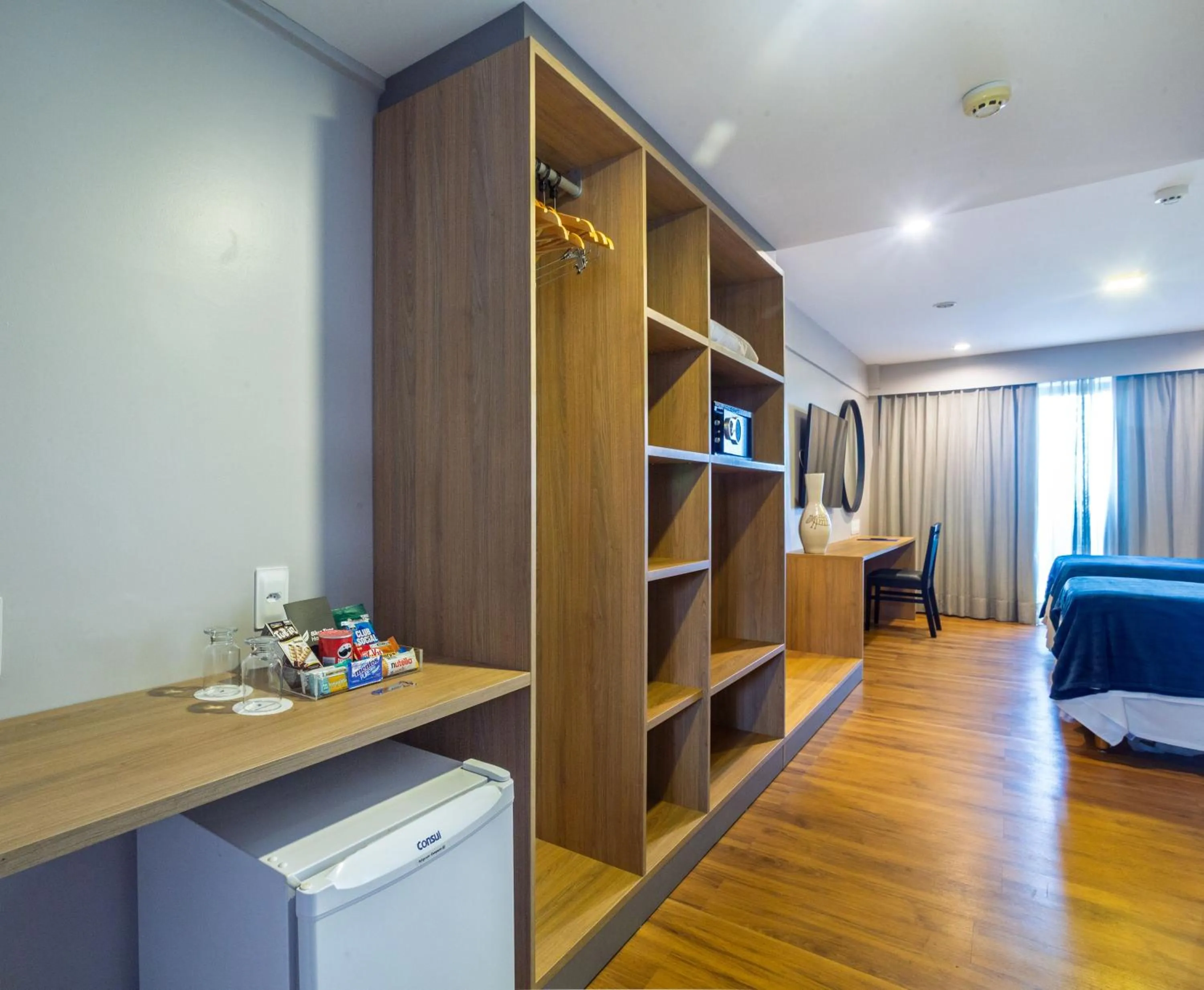 Bed in Blue Tree Towers Rio Poty