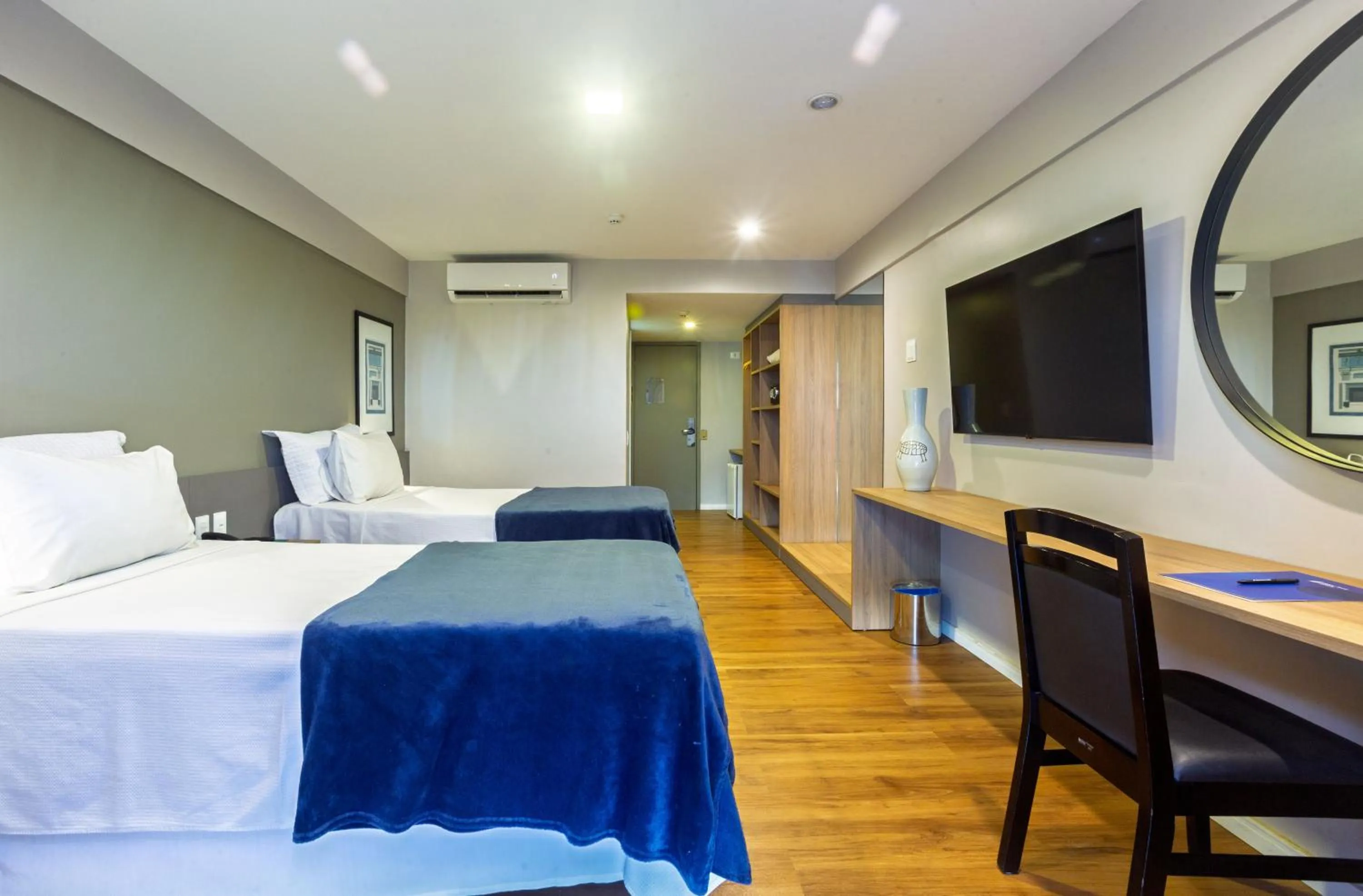 Bed in Blue Tree Towers Rio Poty