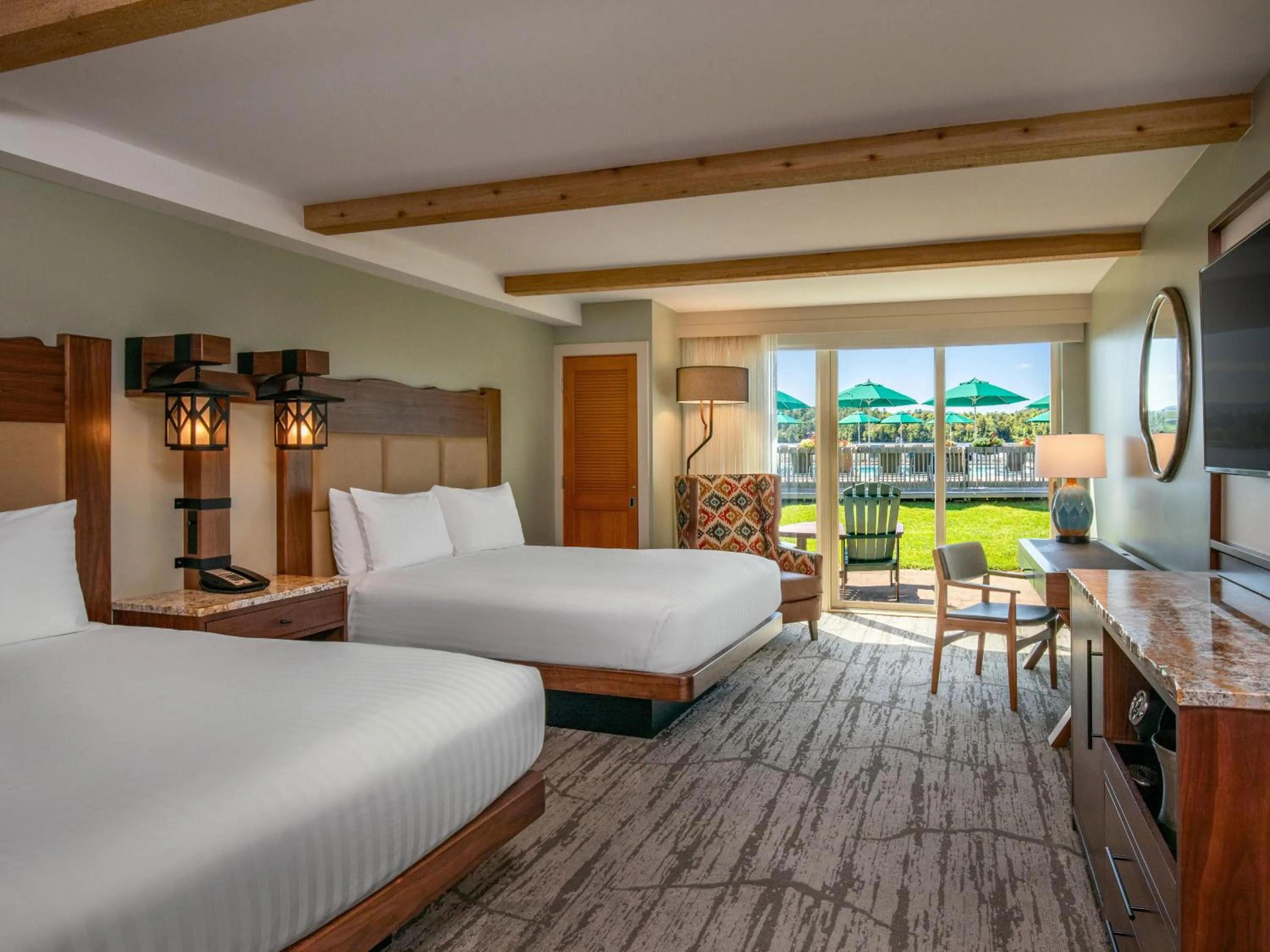 Bed in High Peaks Resort